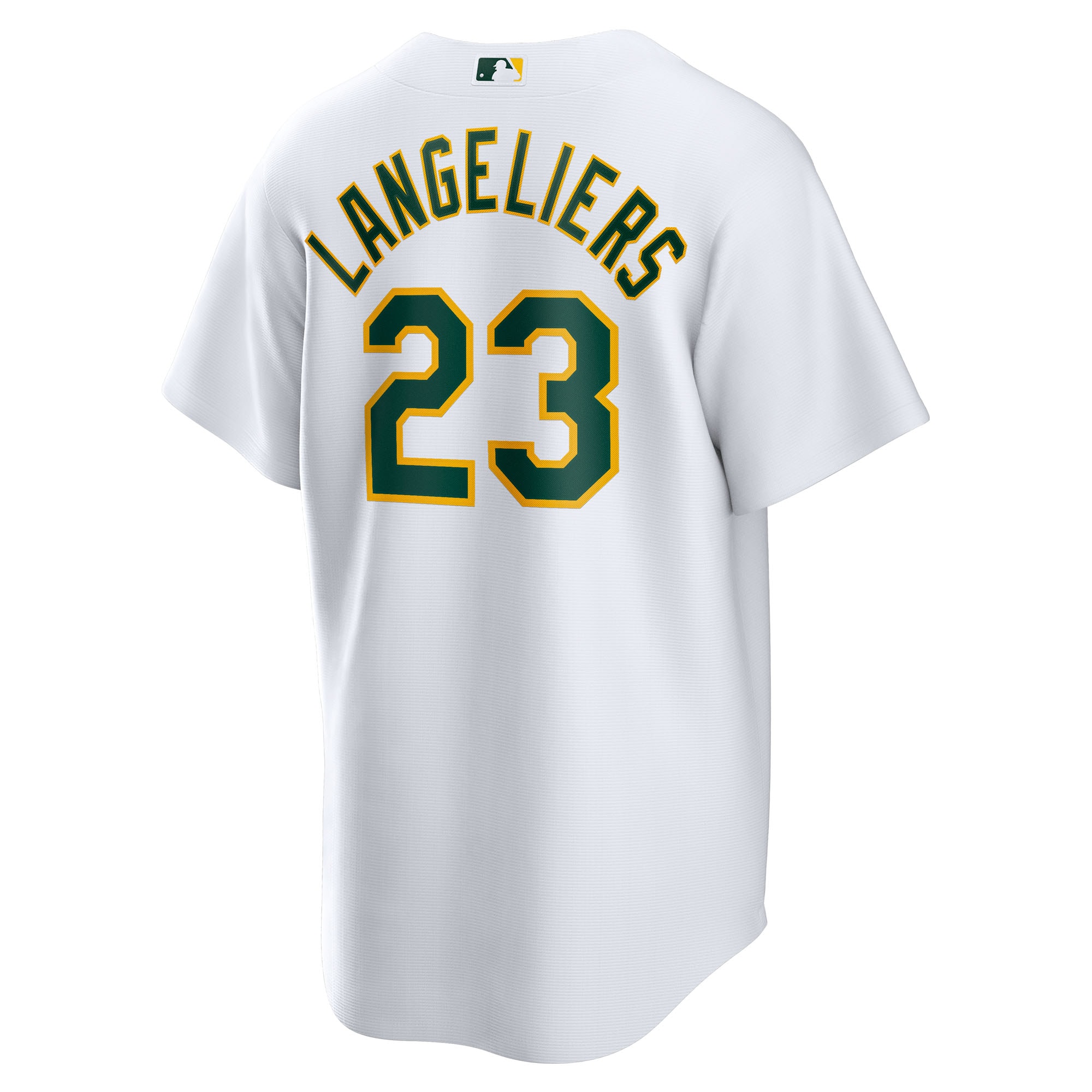Shea Langeliers Athletics Nike Youth Home Replica Jersey – White