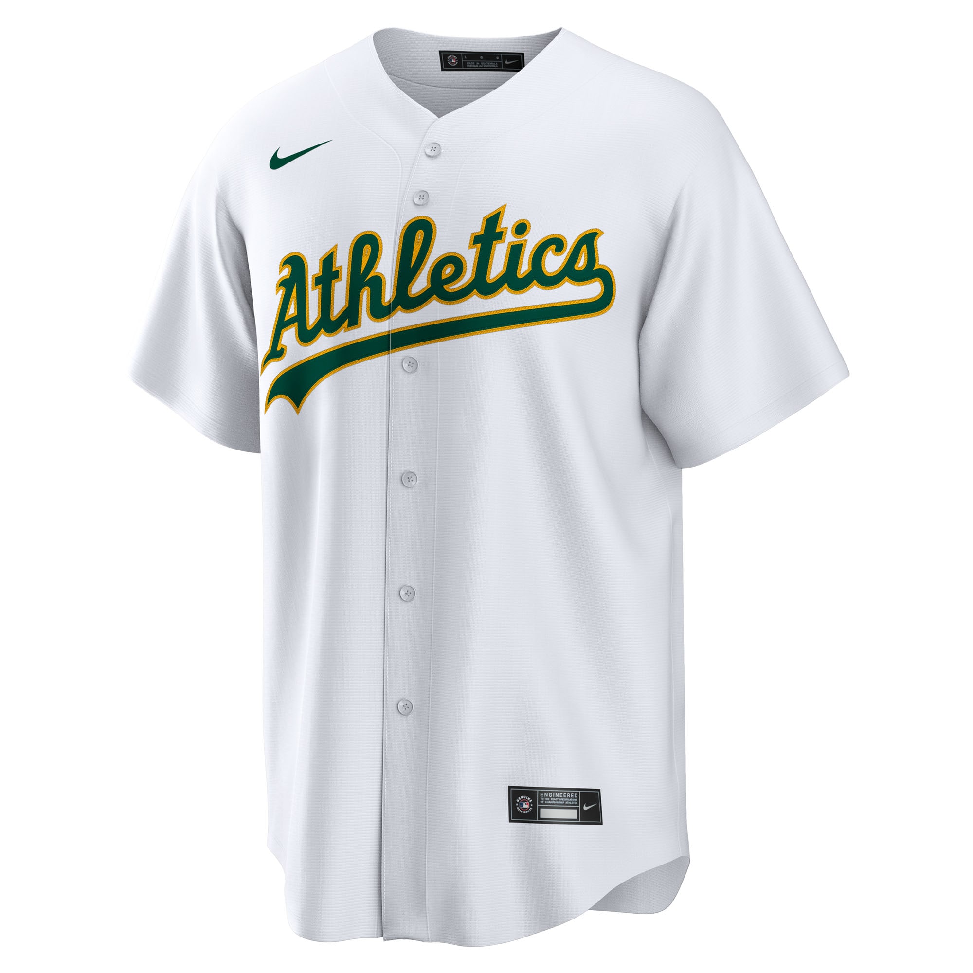 Shea Langeliers Athletics Nike Youth Home Replica Jersey – White