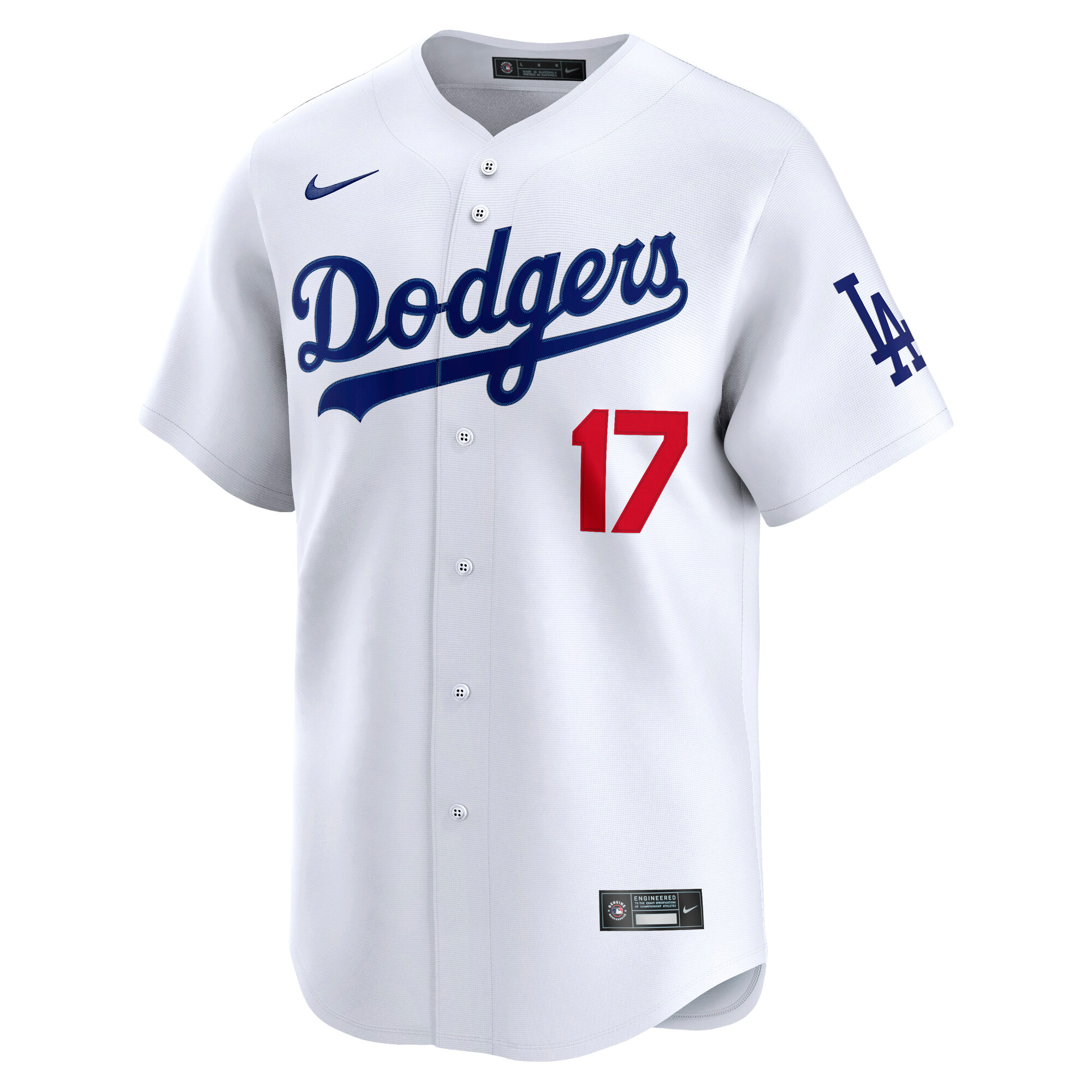 Shohei Ohtani Los Angeles Dodgers Nike Home Limited Kanji Player Jersey – White