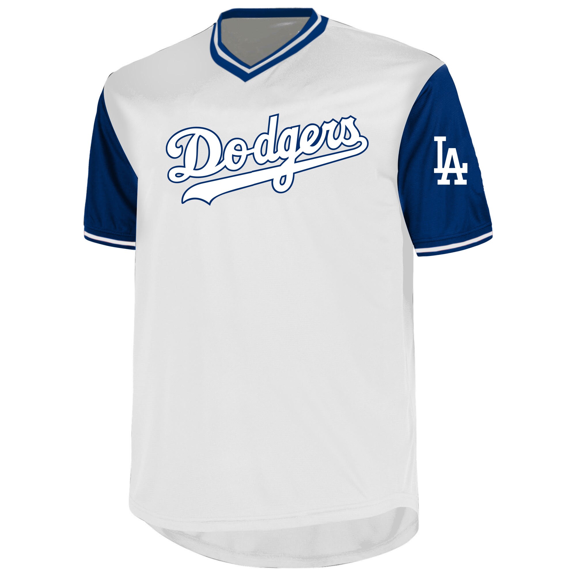 Shohei Ohtani Los Angeles Dodgers Profile Big & Tall Name & Number Birdeye V-Neck T-Shirt – White