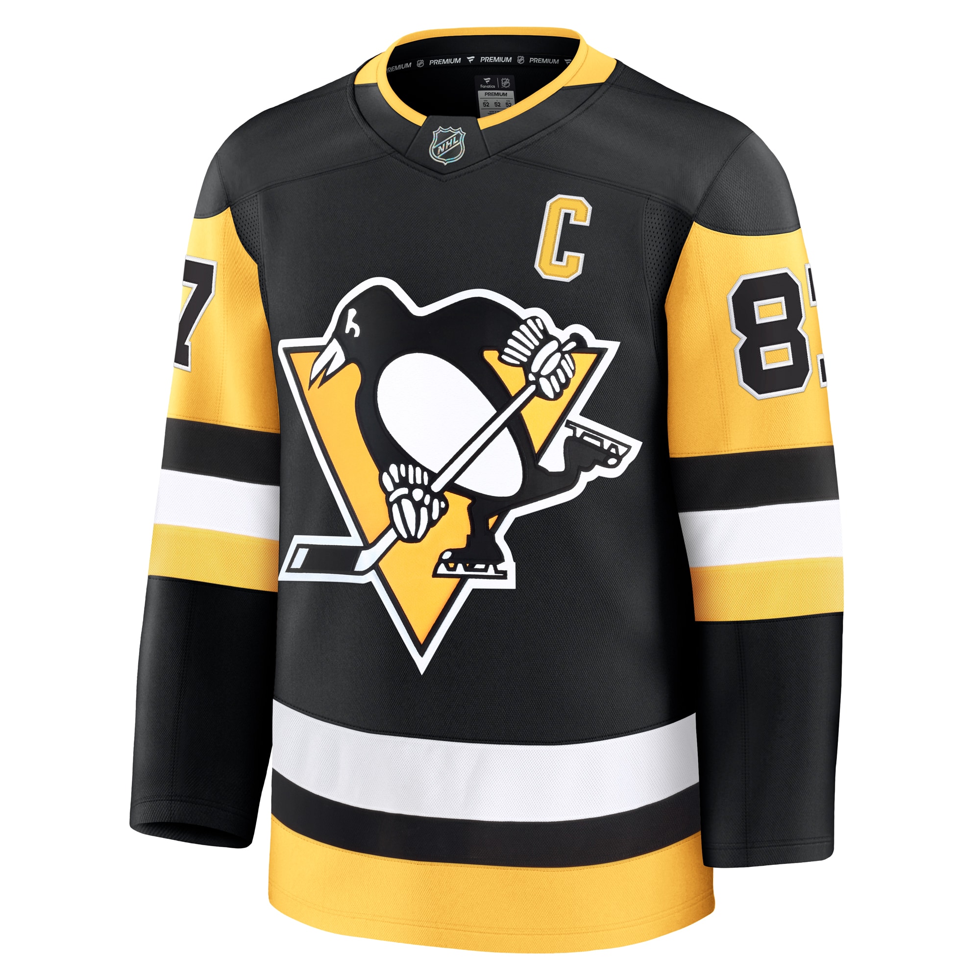Sidney Crosby Pittsburgh Penguins Fanatics Home Premium Jersey – Black Clowdercats
