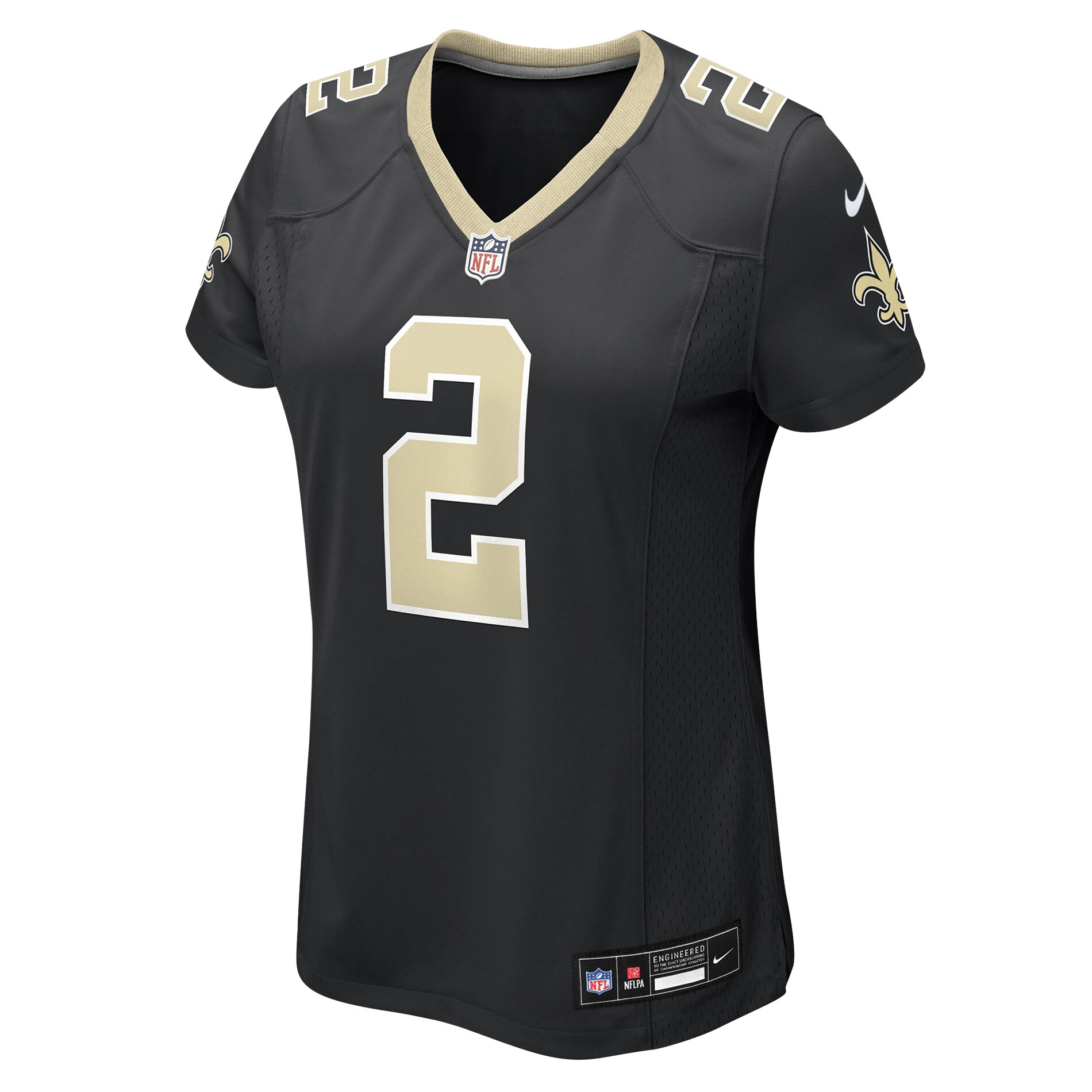 Spencer Rattler New Orleans Saints Nike Women’s Team Game Jersey – Black Clowdercats