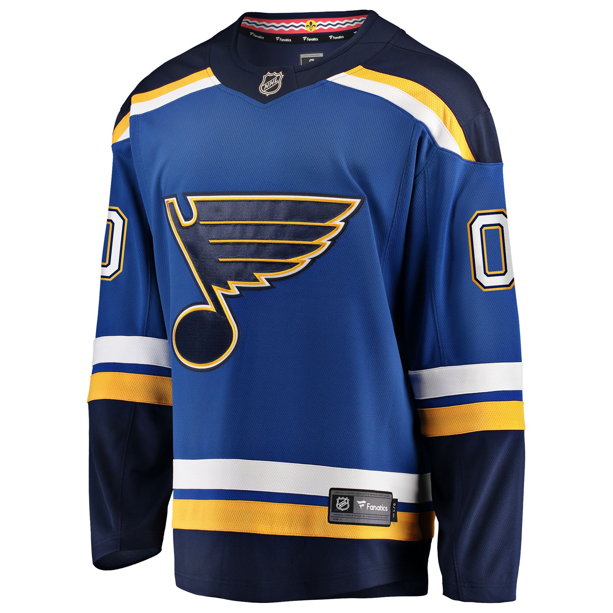 St. Louis Blues Fanatics Home Breakaway Custom Jersey – Blue Clowdercats