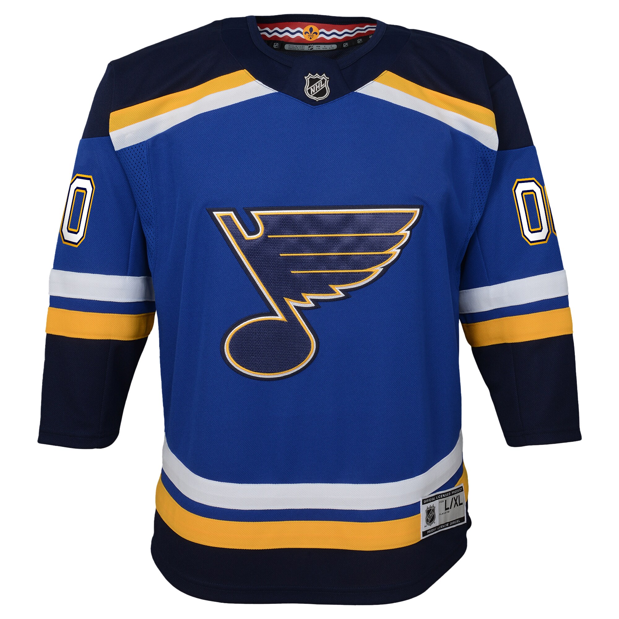 St. Louis Blues Youth Home Premier Custom Jersey – Blue Clowdercats