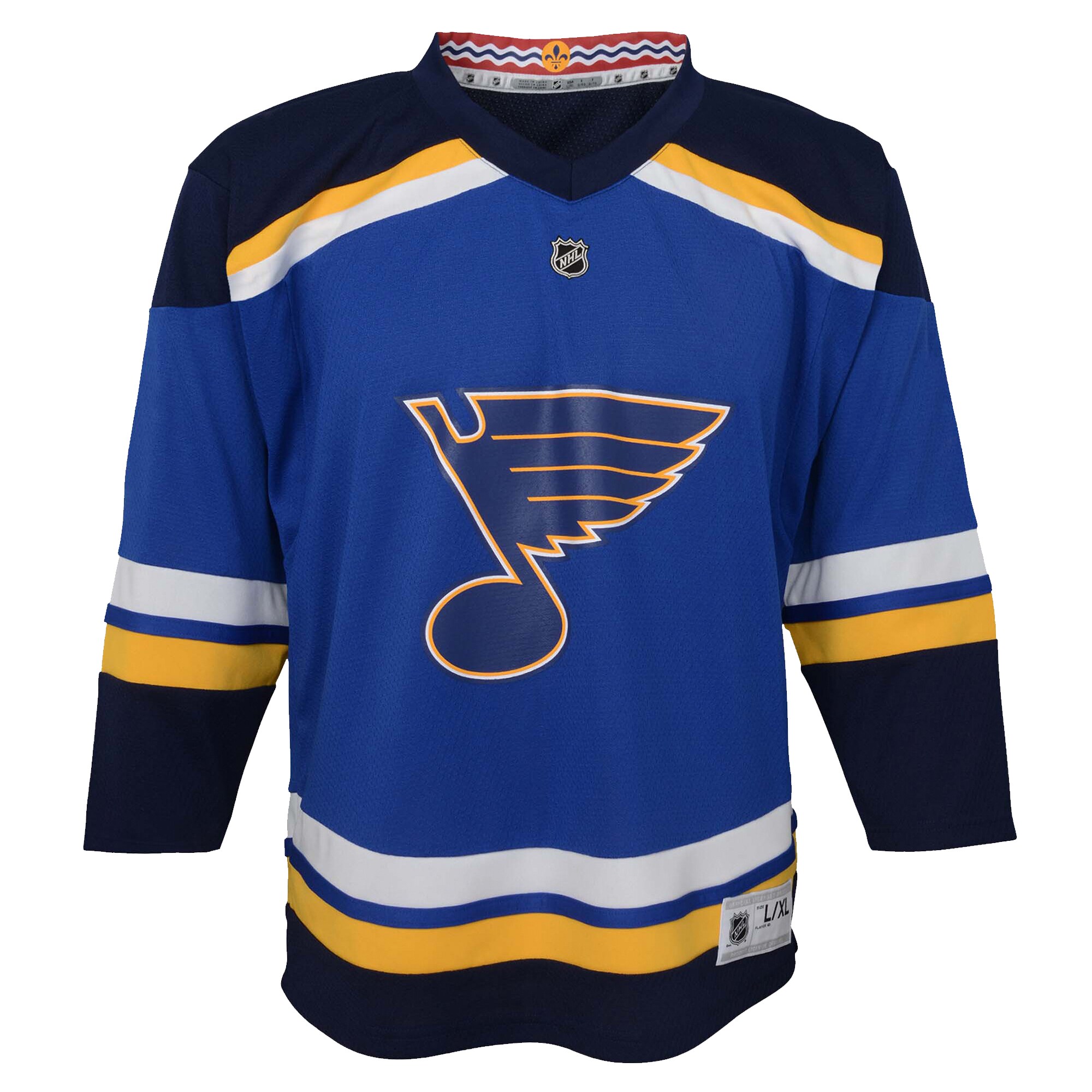 St. Louis Blues Youth Home Replica Custom Jersey – Blue Clowdercats