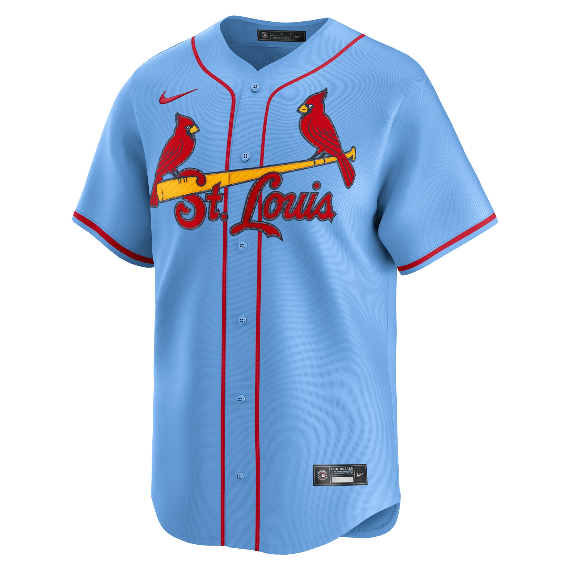 St. Louis Cardinals Nike Alternate Limited Jersey – Light Blue