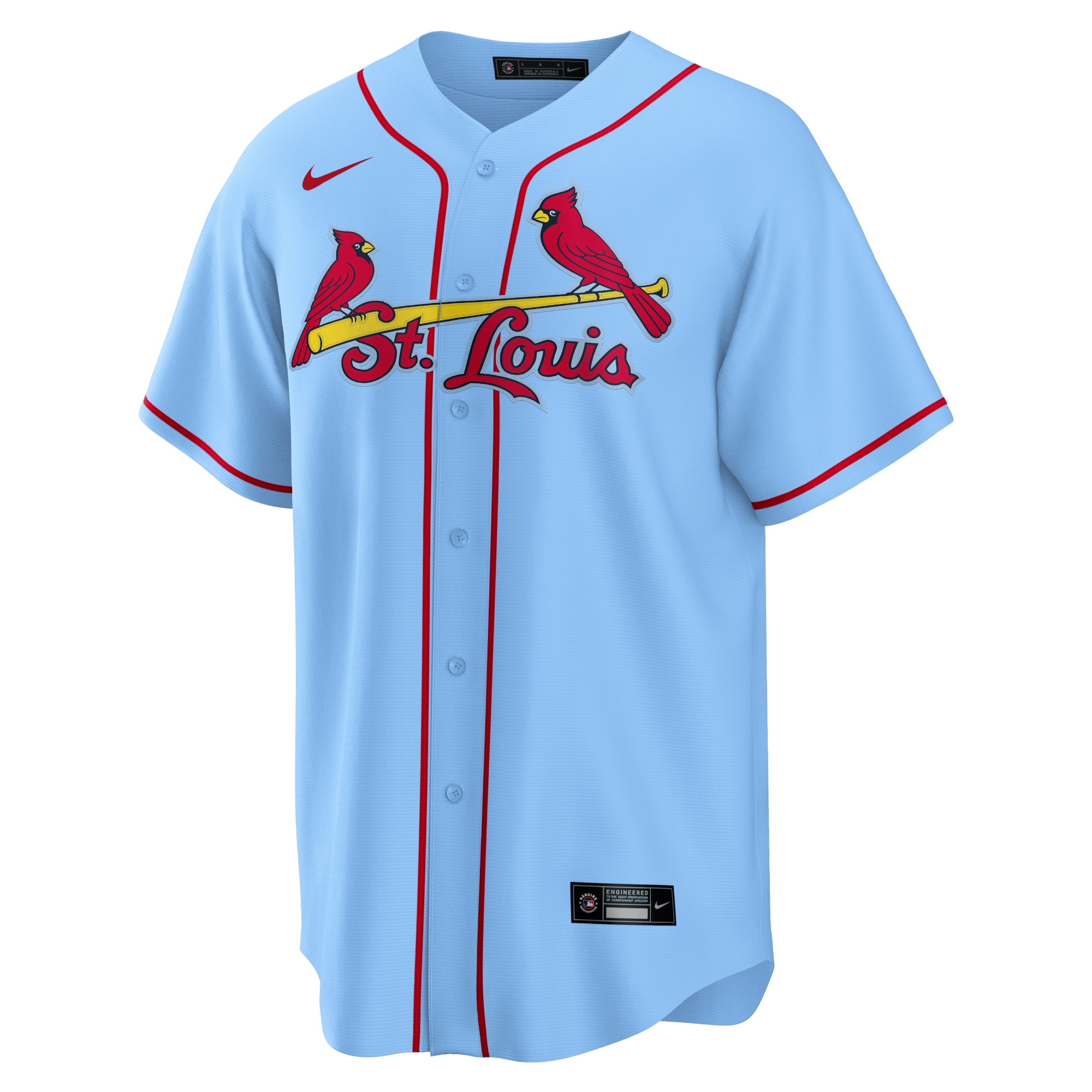 St. Louis Cardinals Nike Alternate Replica Team Jersey – Light Blue