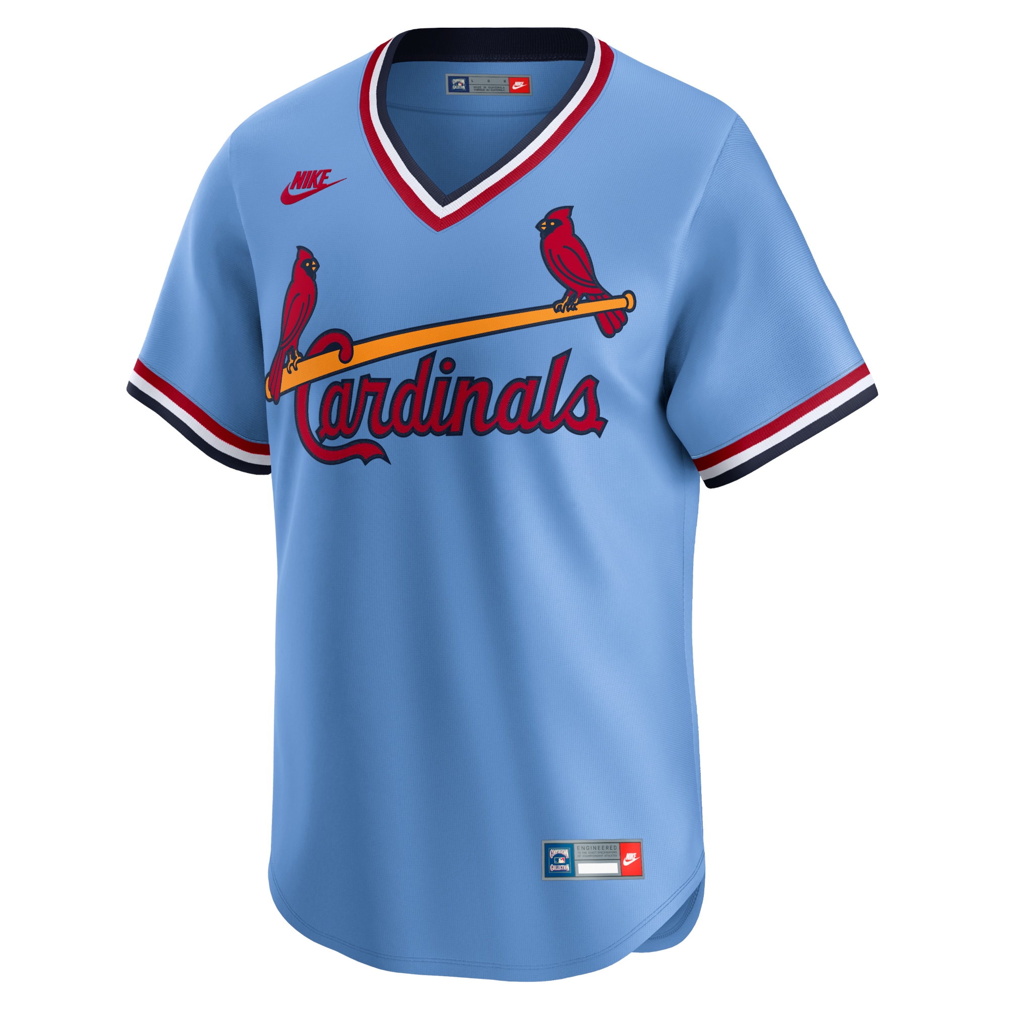 St. Louis Cardinals Nike Cooperstown Collection Limited Jersey – Light Blue