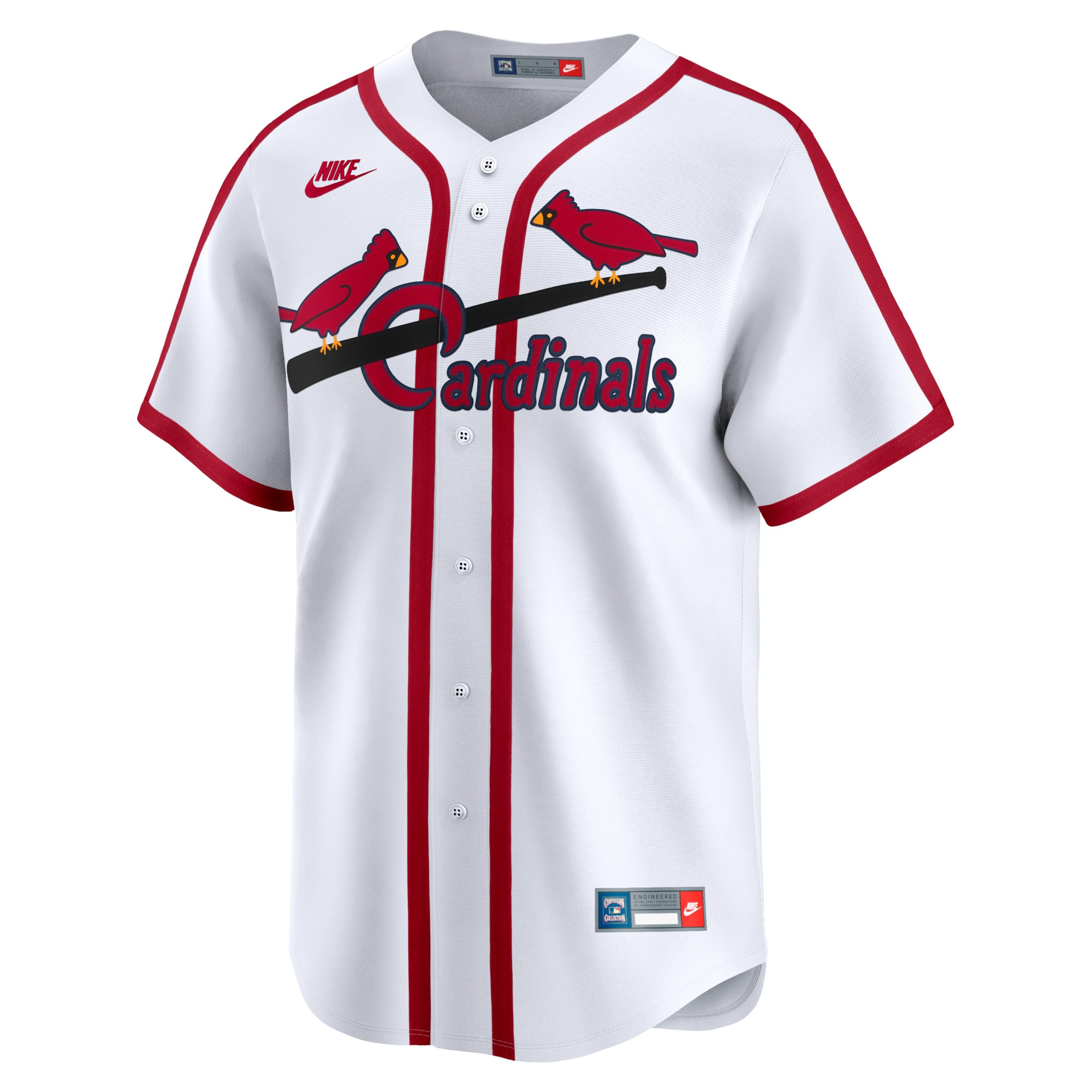 St. Louis Cardinals Nike Cooperstown Collection Limited Jersey – White