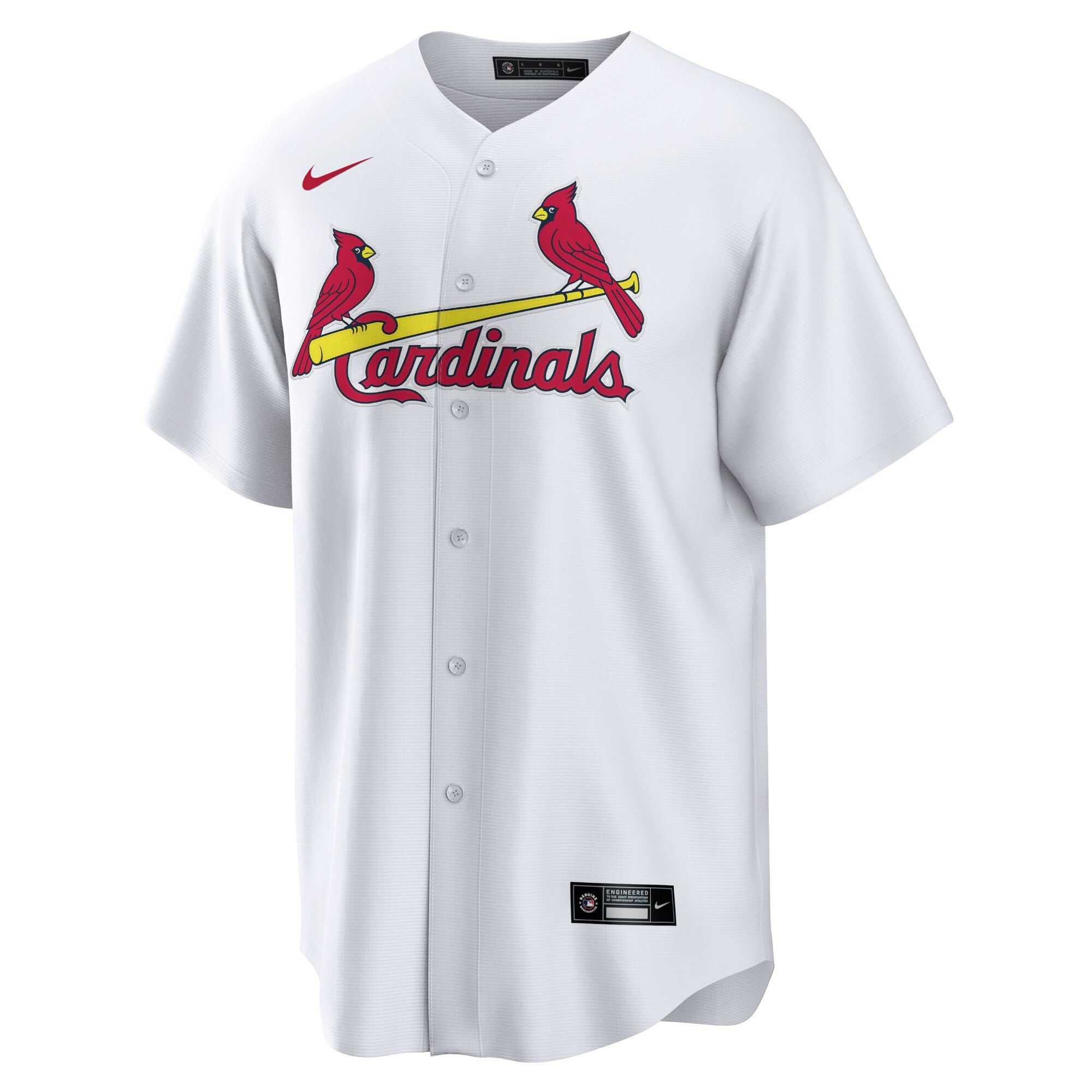 St. Louis Cardinals Nike Home Blank Replica Jersey – White
