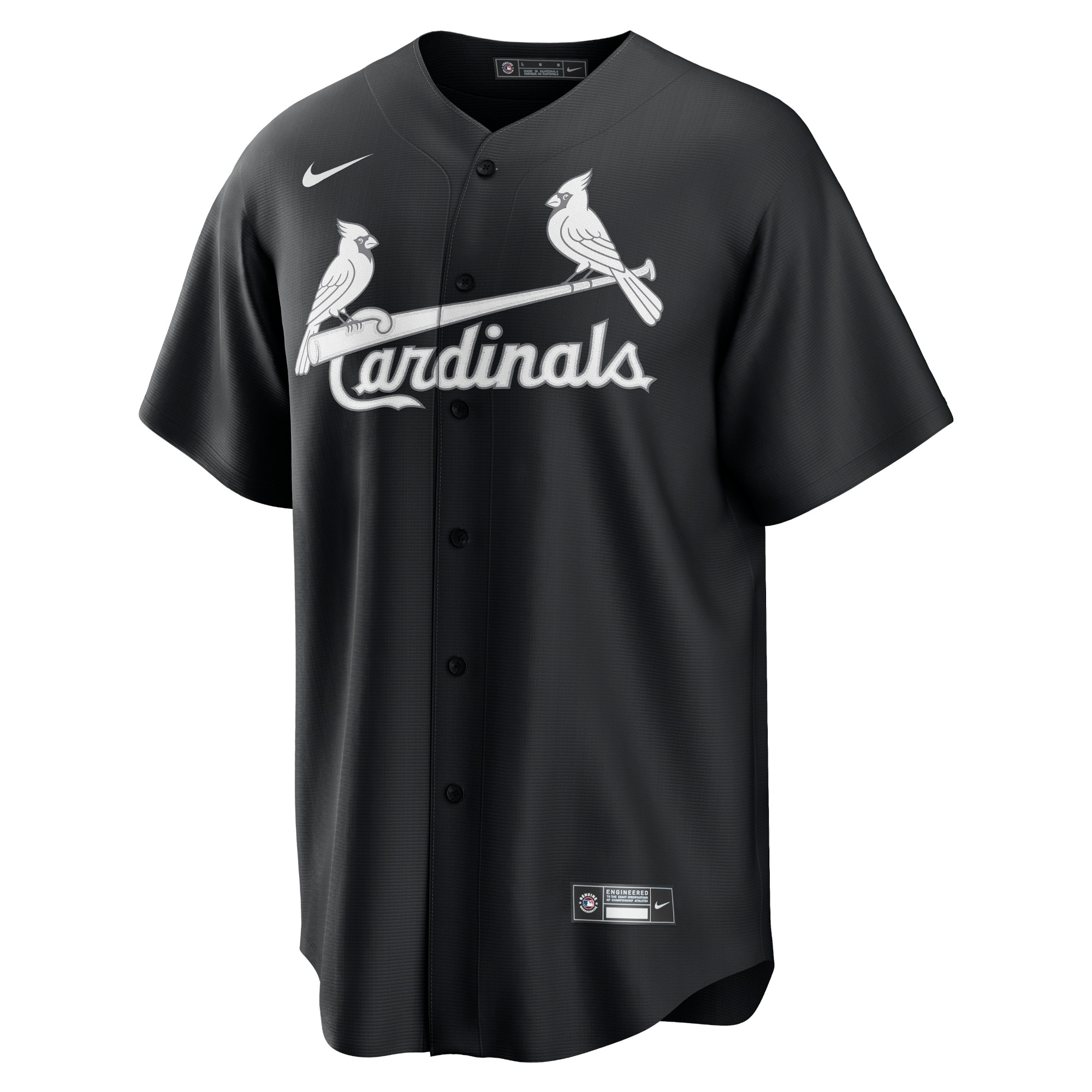 St. Louis Cardinals Nike Replica Jersey – Black