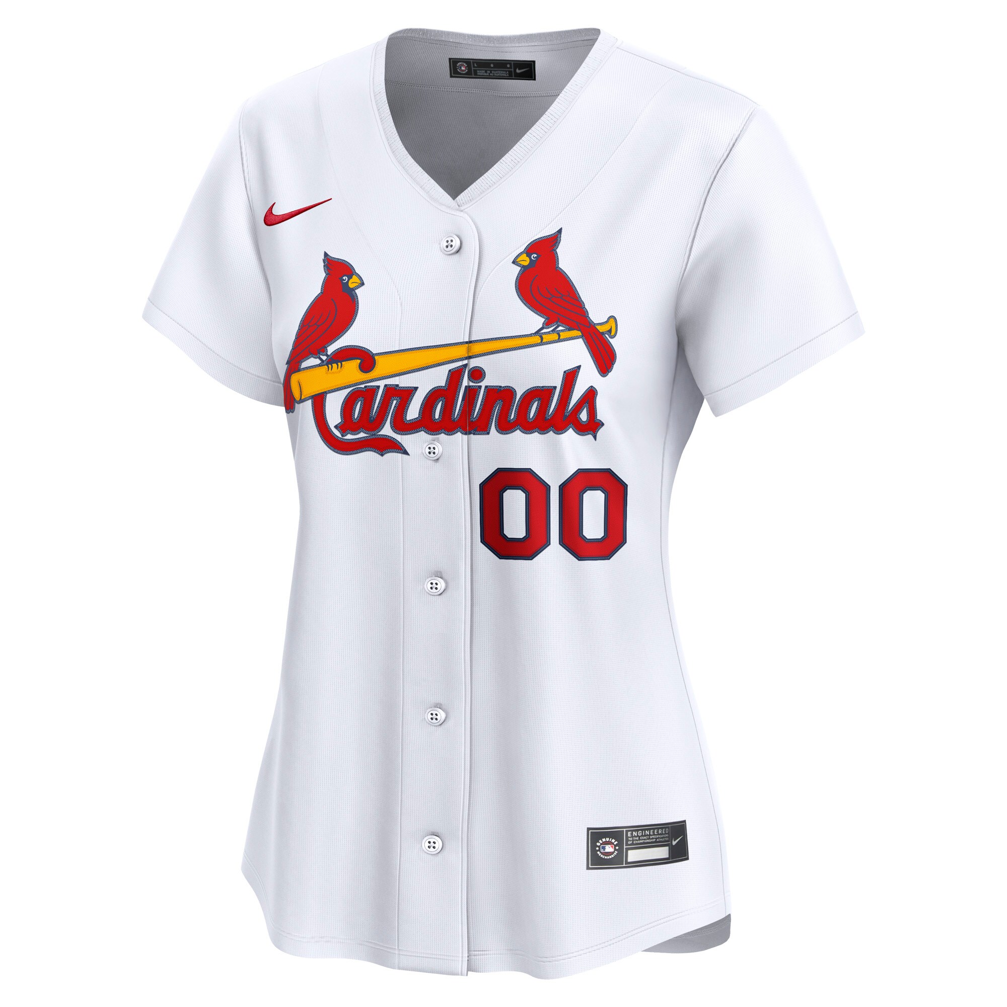St. Louis Cardinals Nike Women’s Home Limited Custom Jersey – White