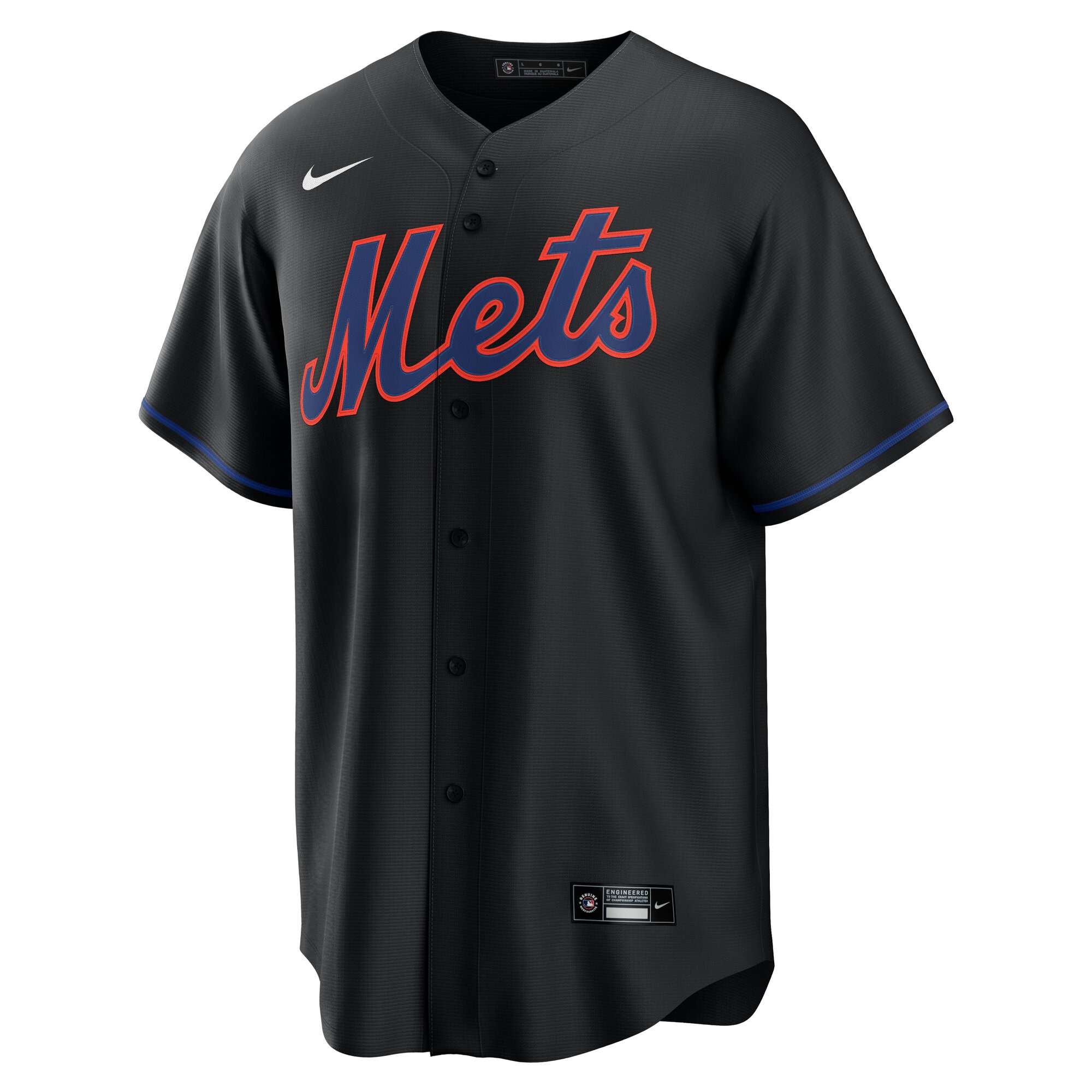 Starling Marte New York Mets Nike Alternate Replica Jersey – Black