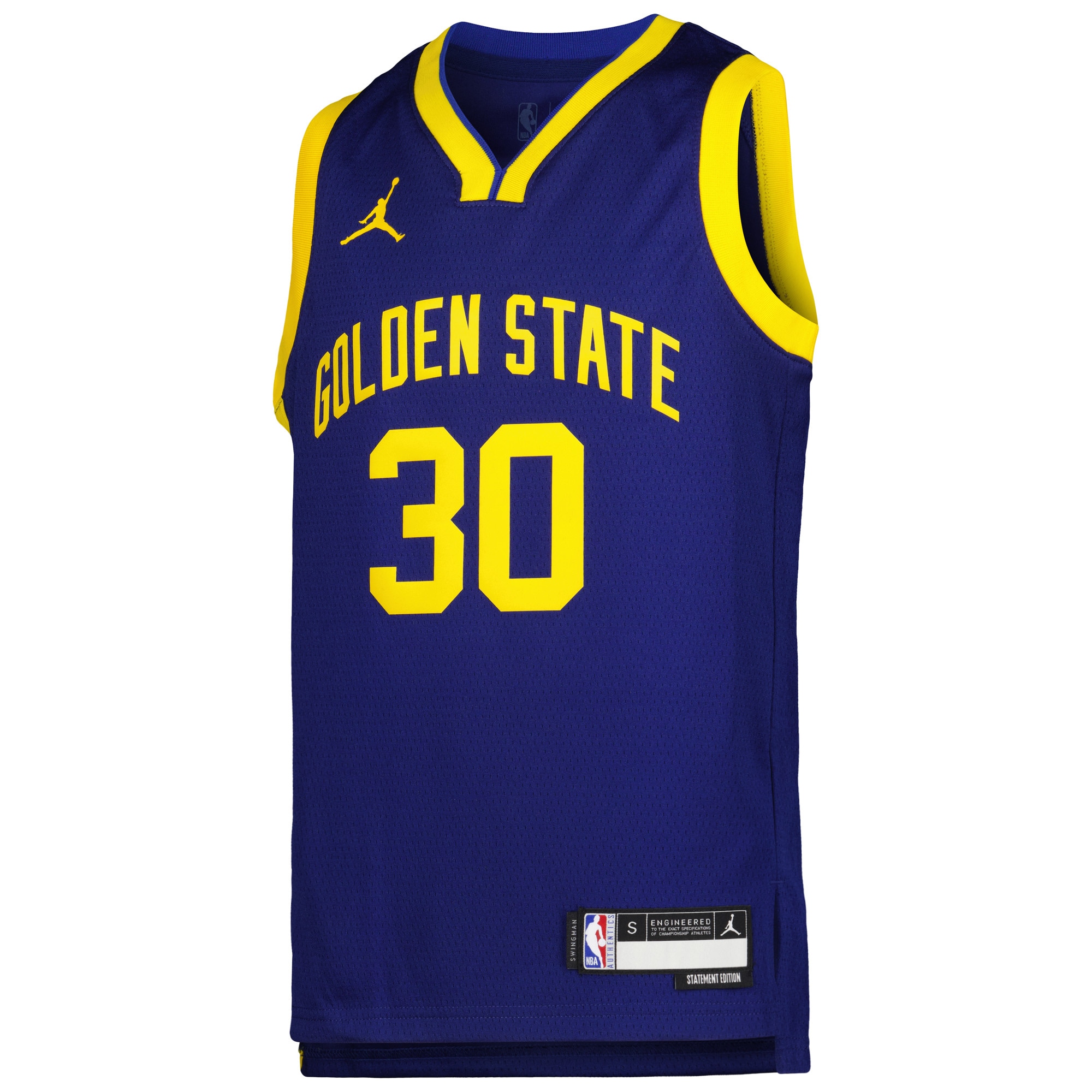 Stephen Curry Golden State Warriors Jordan Brand Youth Swingman Jersey – Statement Edition – Blue Clowdercats
