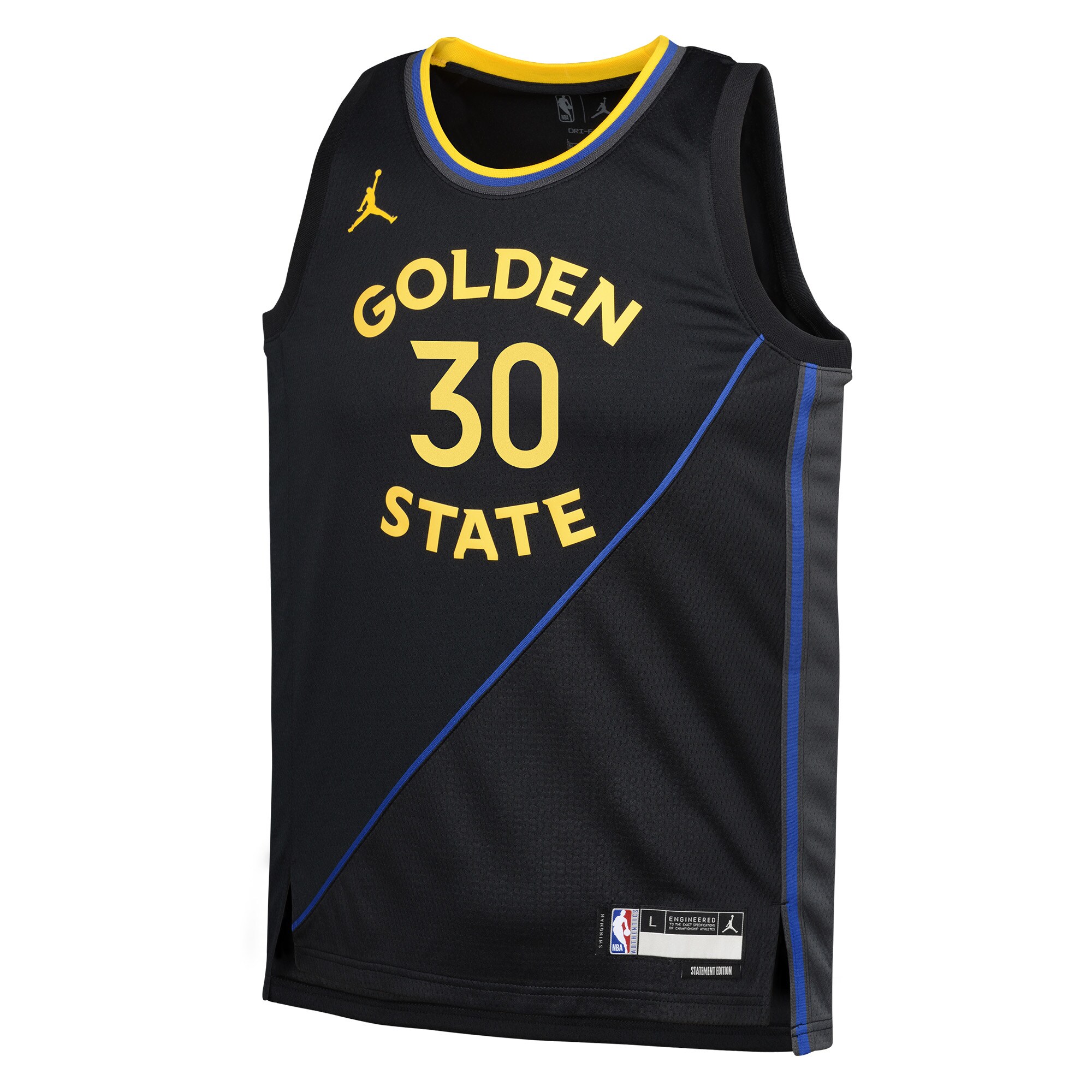 Stephen Curry Golden State Warriors Jordan Brand Youth Swingman Jersey – Statement Edition – Navy Clowdercats