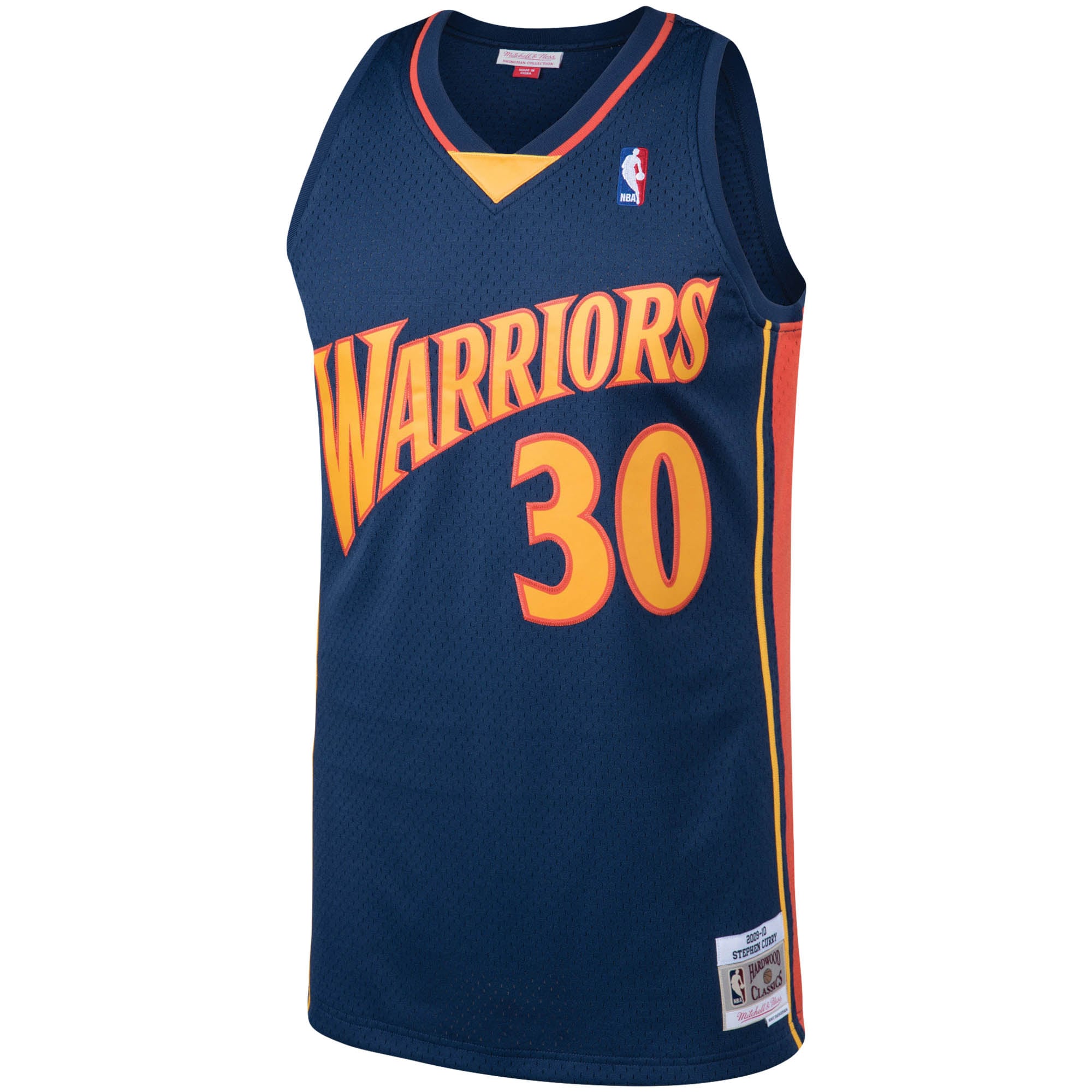 Stephen Curry Golden State Warriors Mitchell & Ness 2009/10 Big & Tall Hardwood Classics Swingman Jersey – Navy Clowdercats