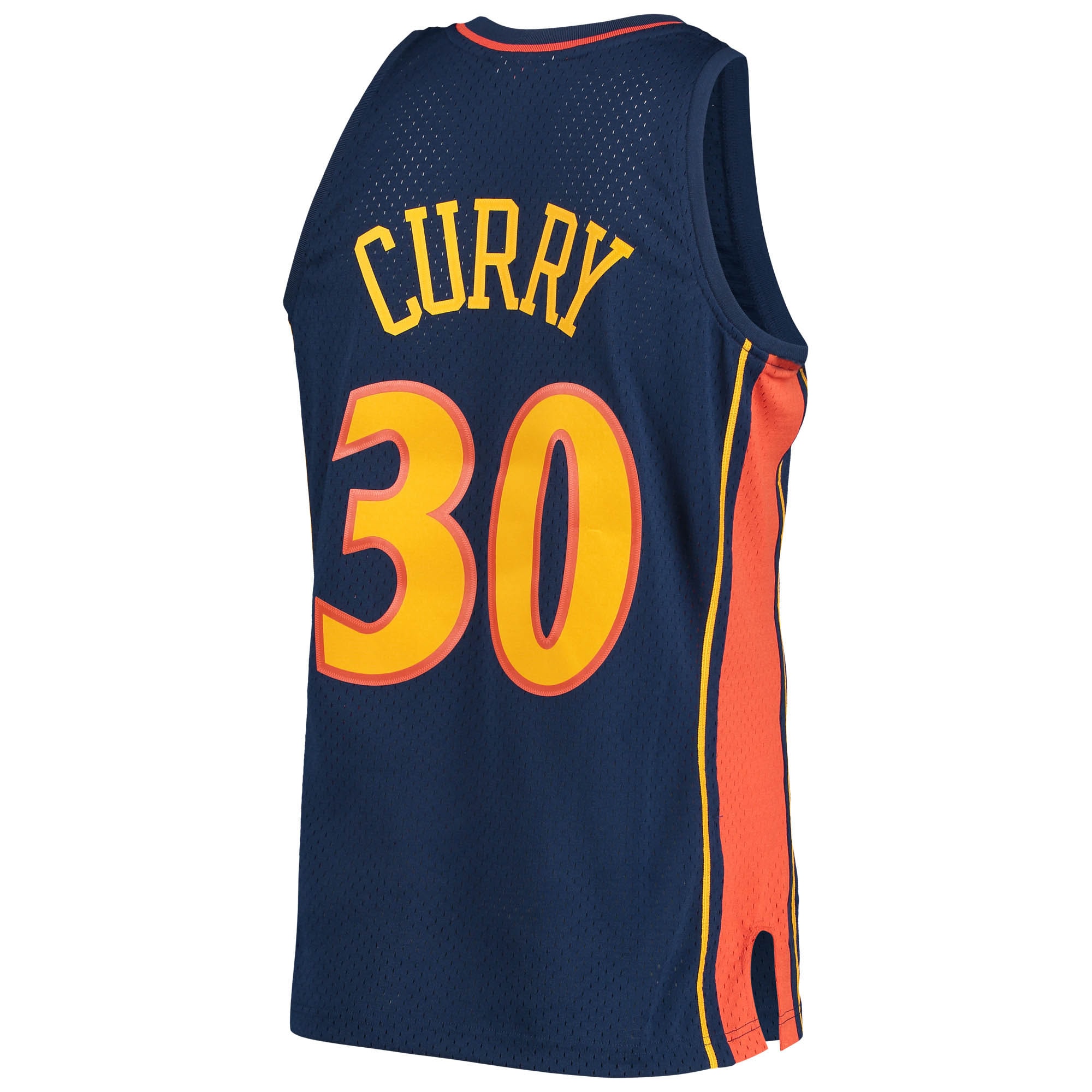 Stephen Curry Golden State Warriors Mitchell & Ness Hardwood Classics Swingman Jersey – Navy Clowdercats
