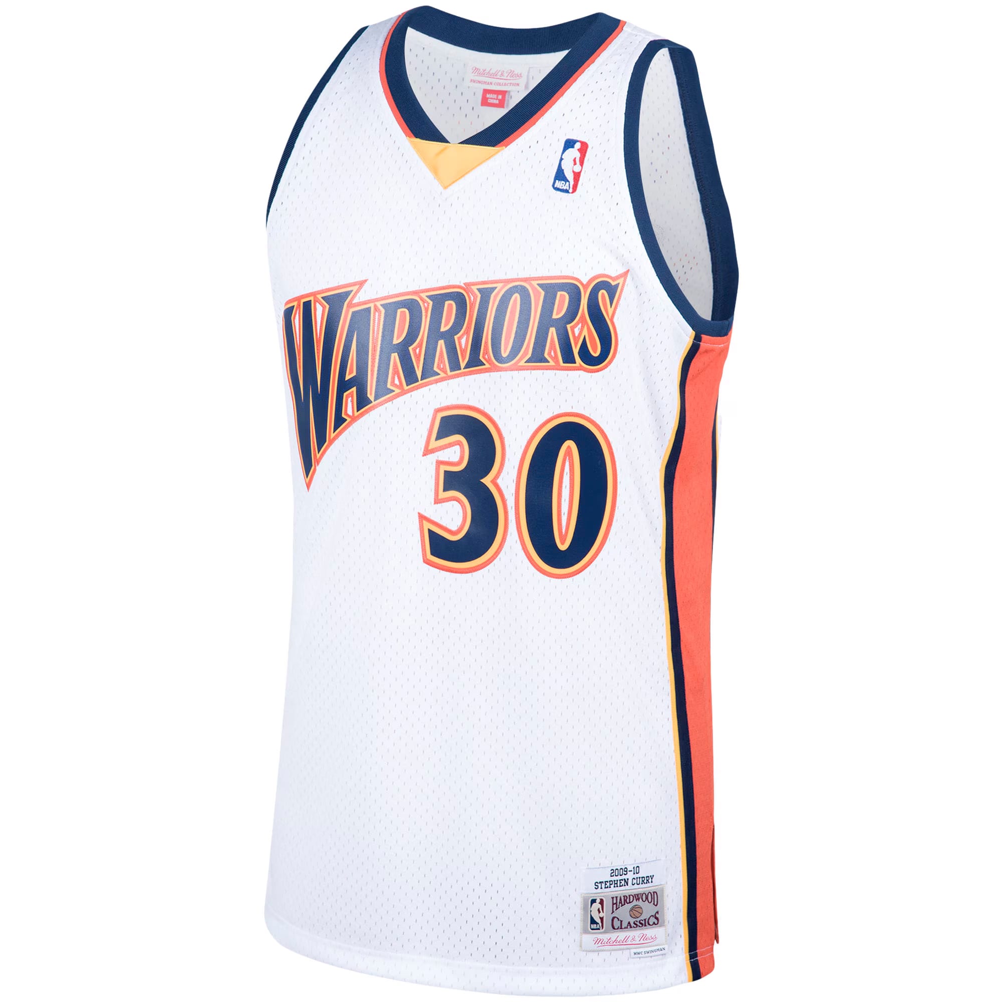 Stephen Curry Golden State Warriors Mitchell & Ness Hardwood Classics Swingman Jersey – White Clowdercats