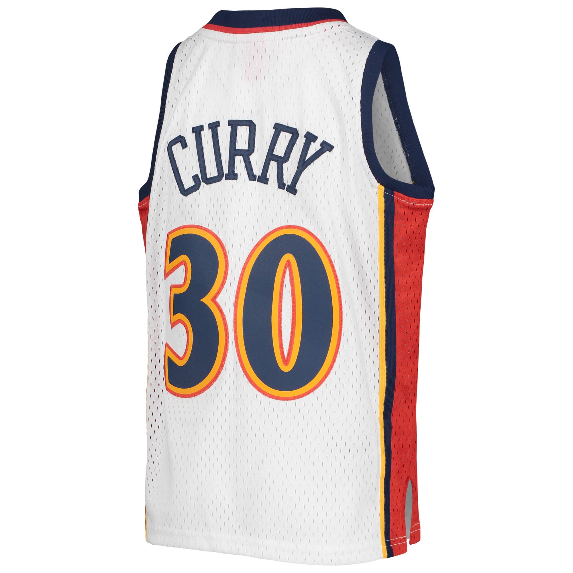 Stephen Curry Golden State Warriors Mitchell & Ness Youth 2009-10 Hardwood Classics Swingman Jersey – White Clowdercats