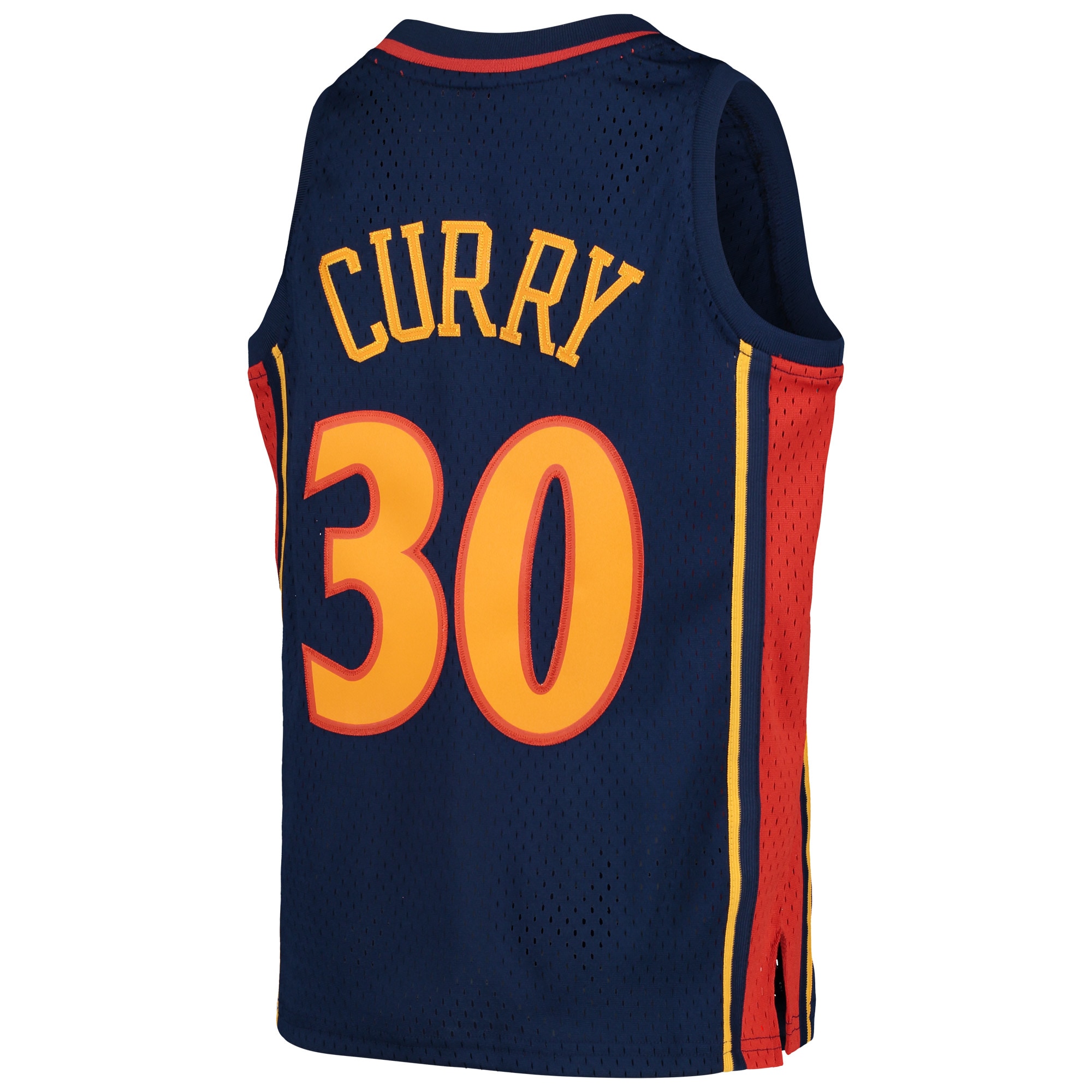 Stephen Curry Golden State Warriors Mitchell & Ness Youth 2009-10 Hardwood Classics Swingman Throwback Jersey – Navy Clowdercats