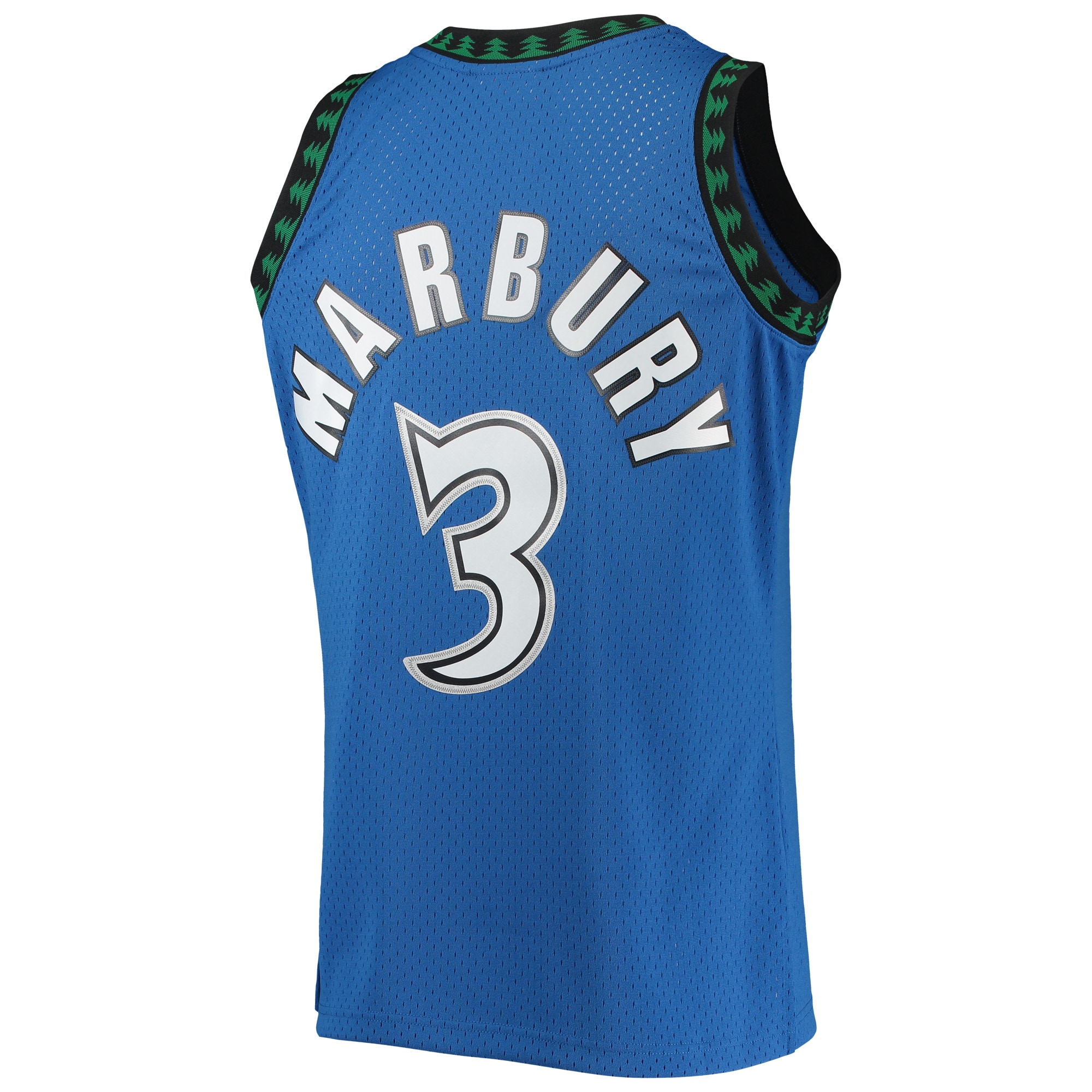 Stephon Marbury Minnesota Timberwolves Mitchell & Ness 1996/97 Hardwood Classics Swingman Jersey – Blue Clowdercats