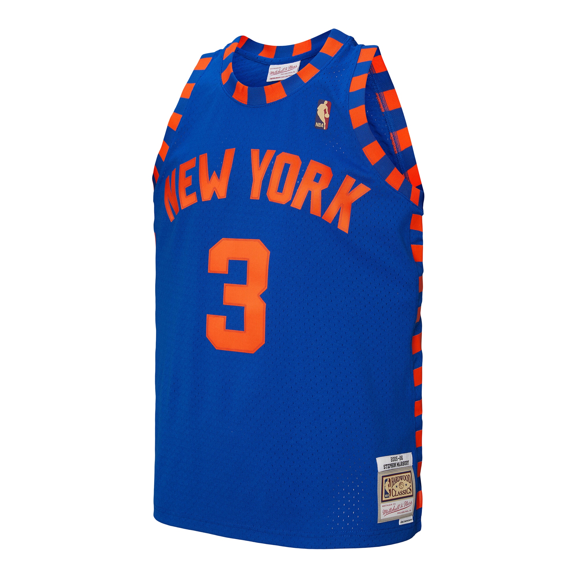 Stephon Marbury New York Knicks Mitchell & Ness 2005/06 Hardwood Classics Swingman Jersey – Blue Clowdercats