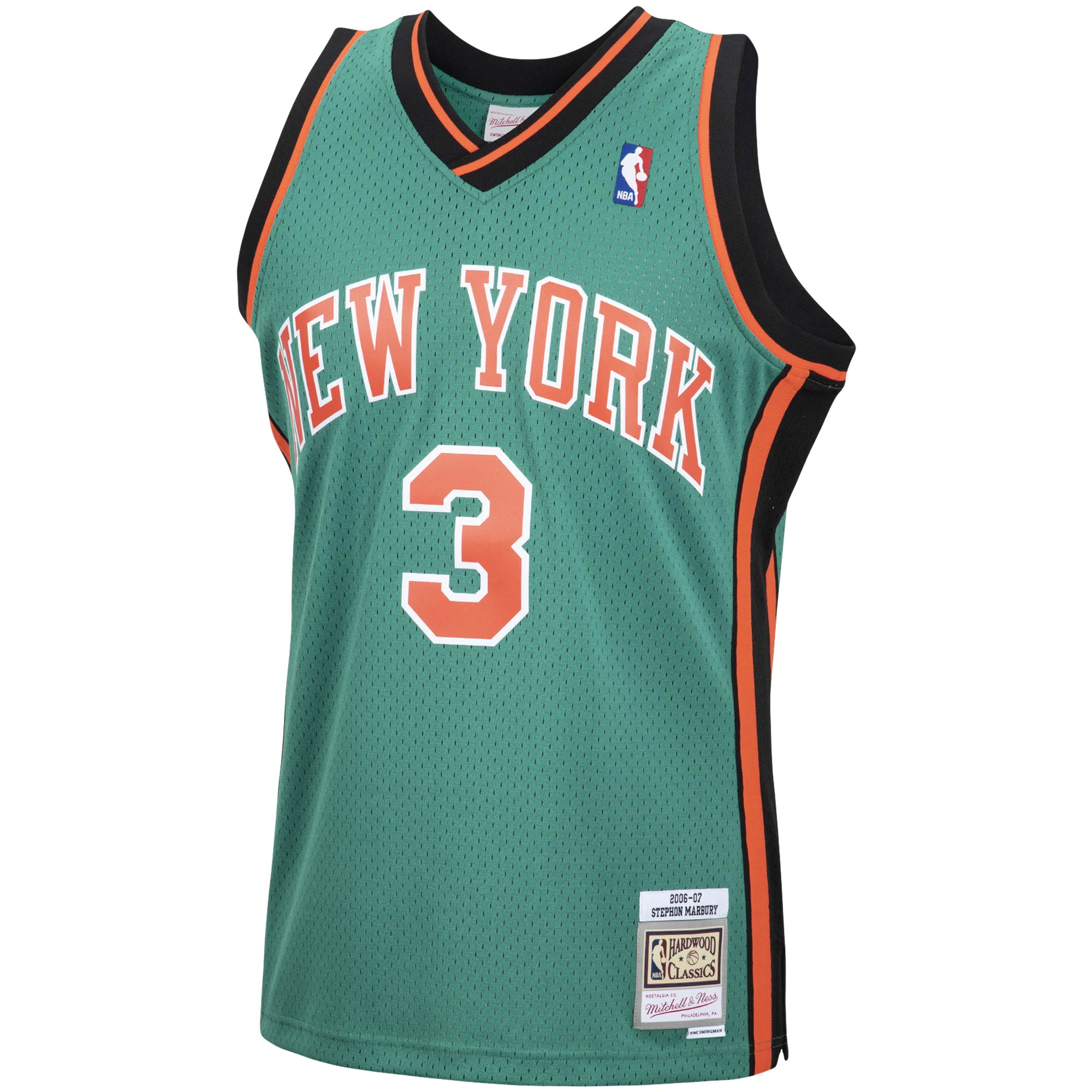 Stephon Marbury New York Knicks Mitchell & Ness 2006/07 Hardwood Classics Swingman Jersey – Green Clowdercats