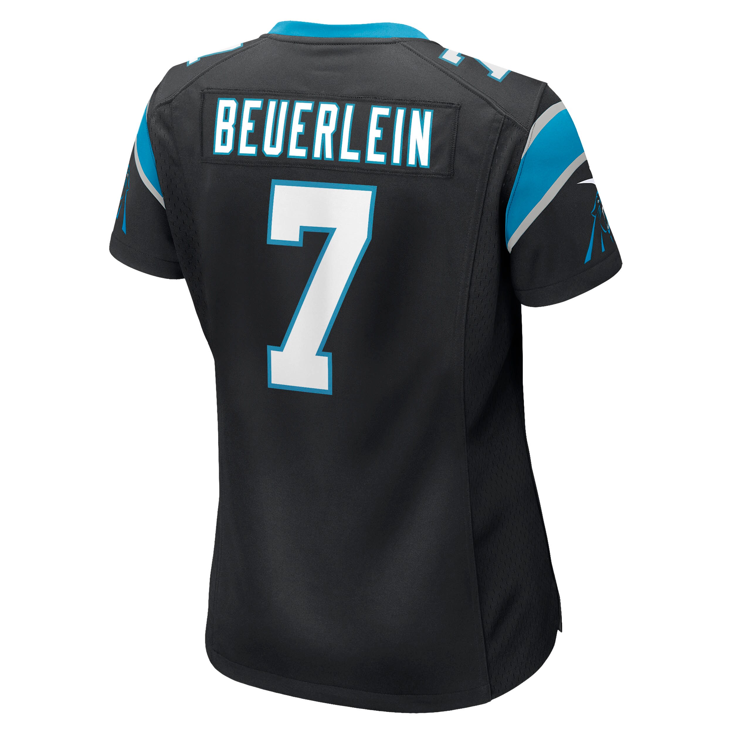 Steve Beuerlein Carolina Panthers Nike Women’s Retired Player Jersey – Black Clowdercats