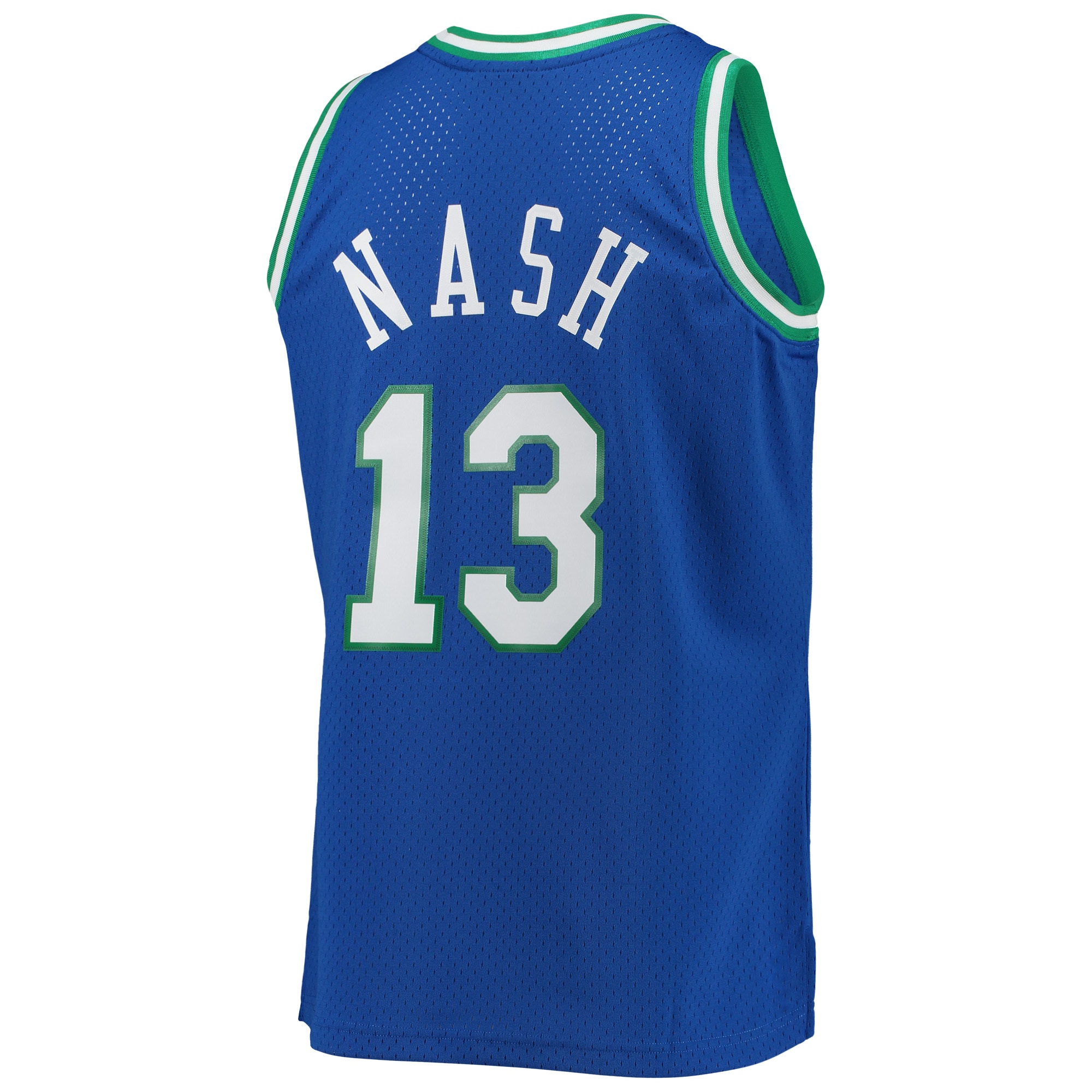Steve Nash Dallas Mavericks Mitchell & Ness 1998/99 Hardwood Classics Swingman Jersey – Blue Clowdercats