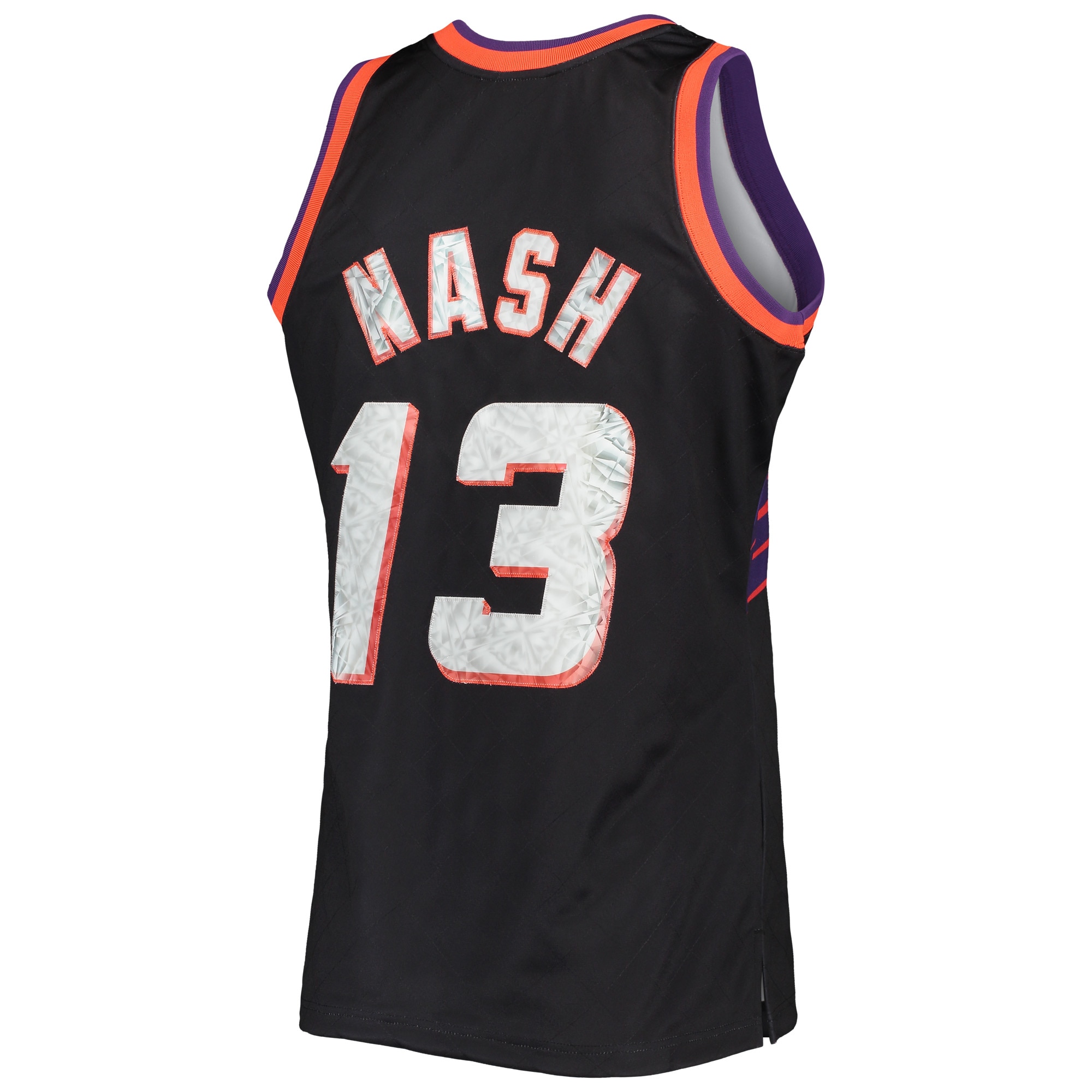 Steve Nash Phoenix Suns Mitchell & Ness 1996/97 Hardwood Classics NBA 75th Anniversary Diamond Swingman Jersey – Black Clowdercats