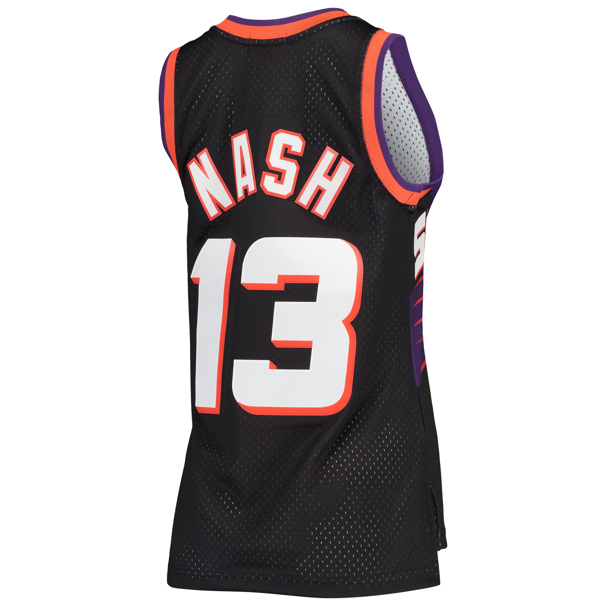 Steve Nash Phoenix Suns Mitchell & Ness Women’s Hardwood Classics Swingman Jersey – Black Clowdercats