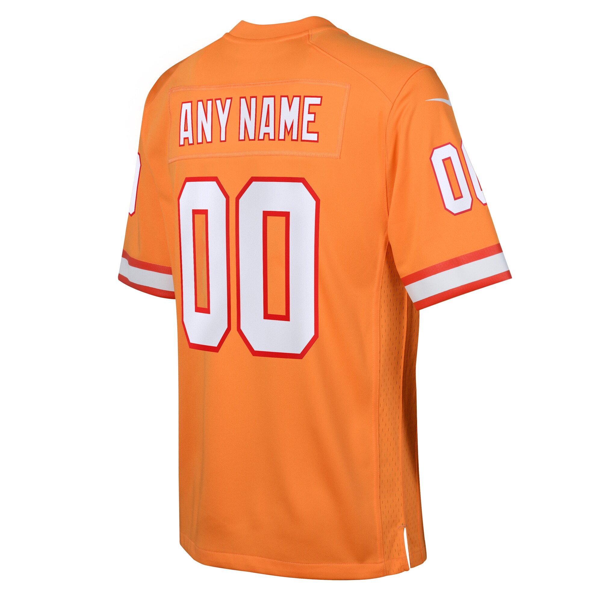 Tampa Bay Buccaneers Nike Youth Custom Throwback Game Jersey – Orange Clowdercats