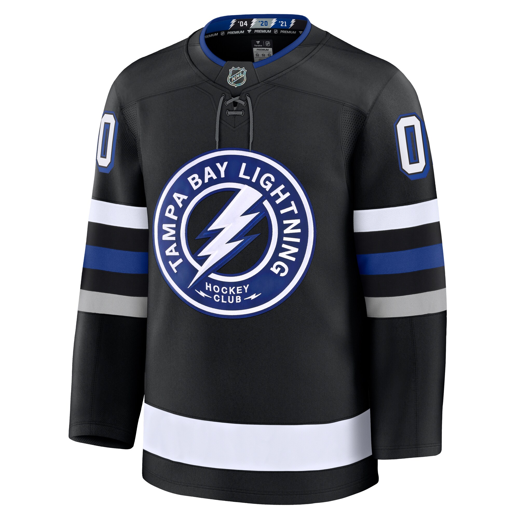 Tampa Bay Lightning Fanatics Alternate Premium Custom Jersey – Black Clowdercats