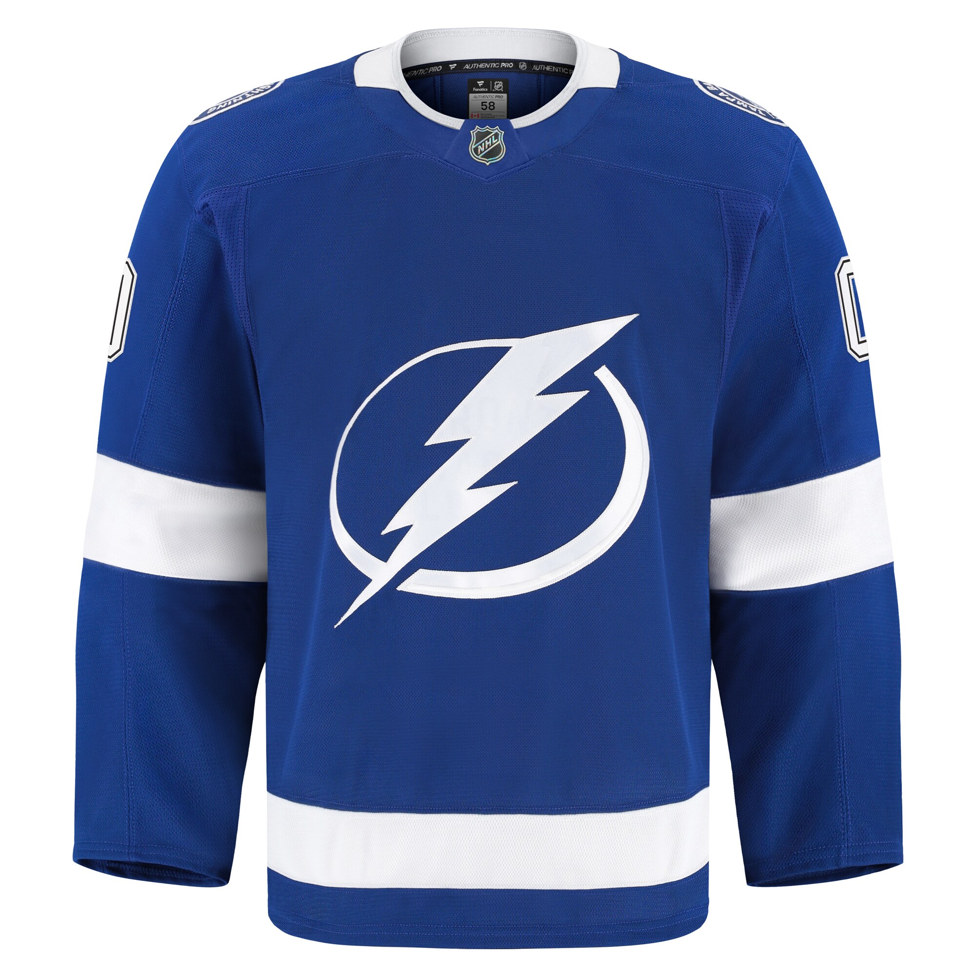 Tampa Bay Lightning Fanatics Home Authentic Pro Custom Jersey – Blue Clowdercats