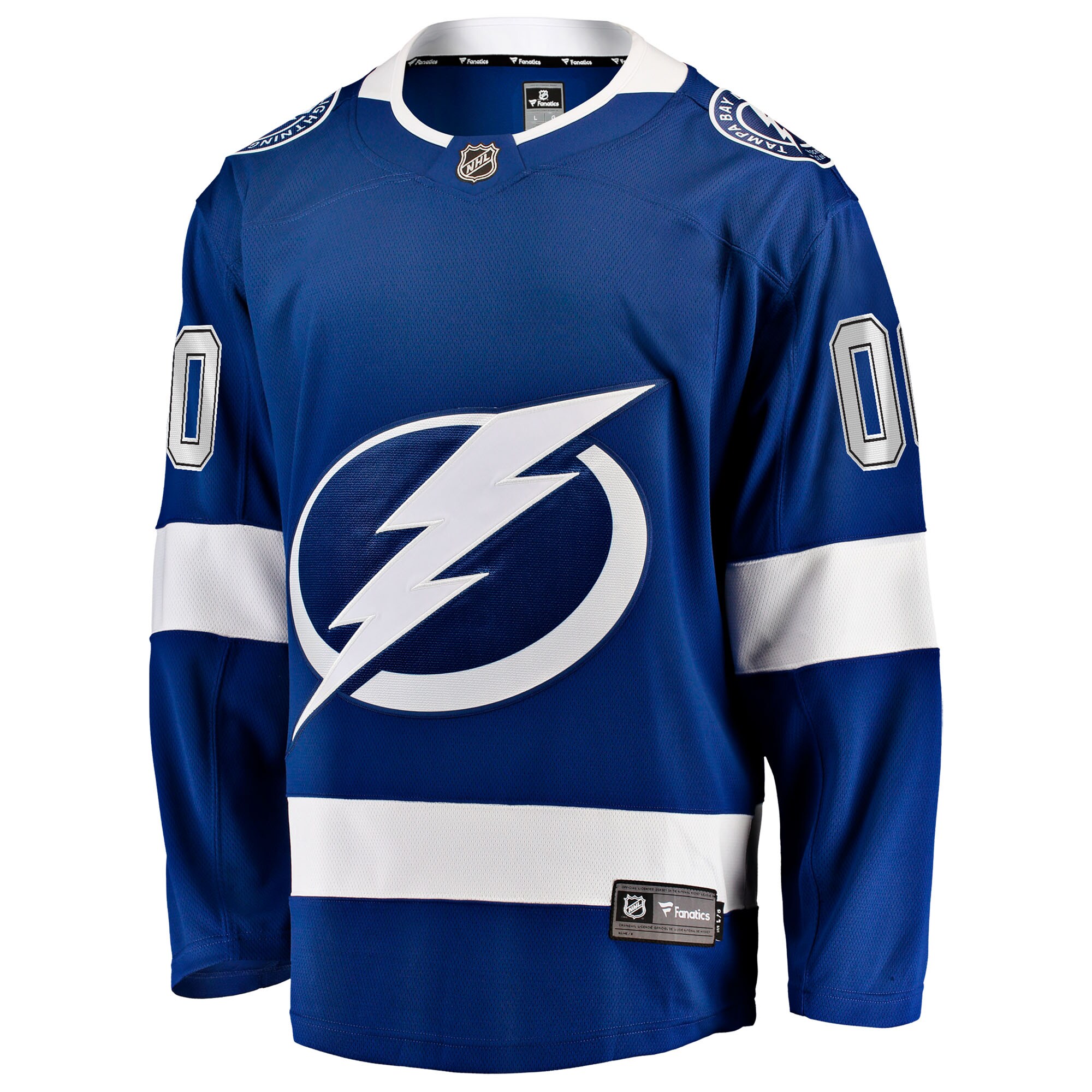 Tampa Bay Lightning Fanatics Home Breakaway Custom Jersey – Blue Clowdercats