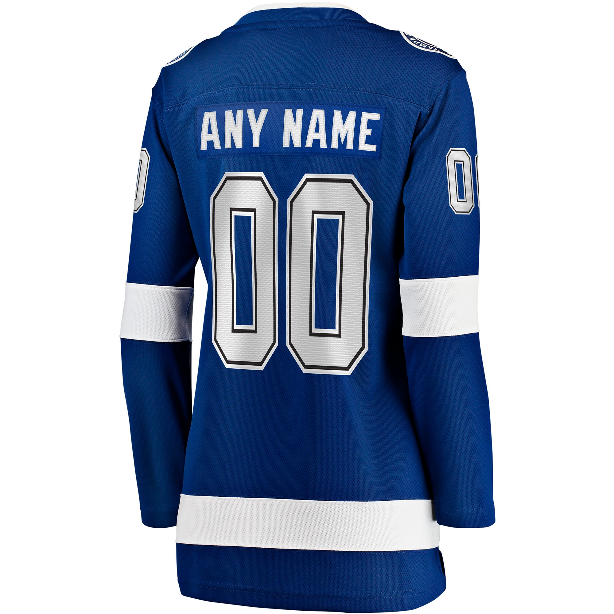 Tampa Bay Lightning Fanatics Women’s Home Breakaway Custom Jersey – Blue Clowdercats
