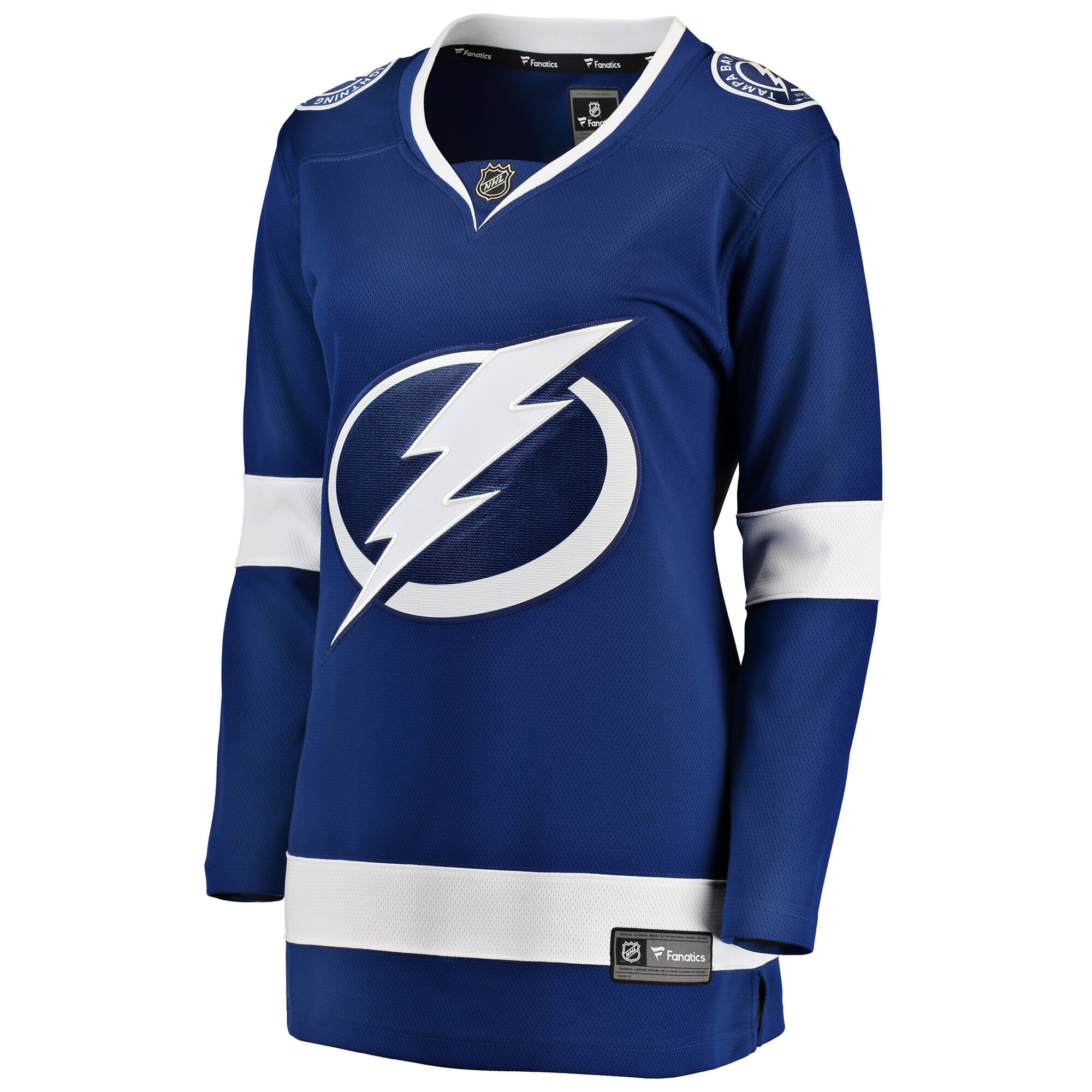 Tampa Bay Lightning Fanatics Women’s Home Breakaway Jersey – Blue Clowdercats