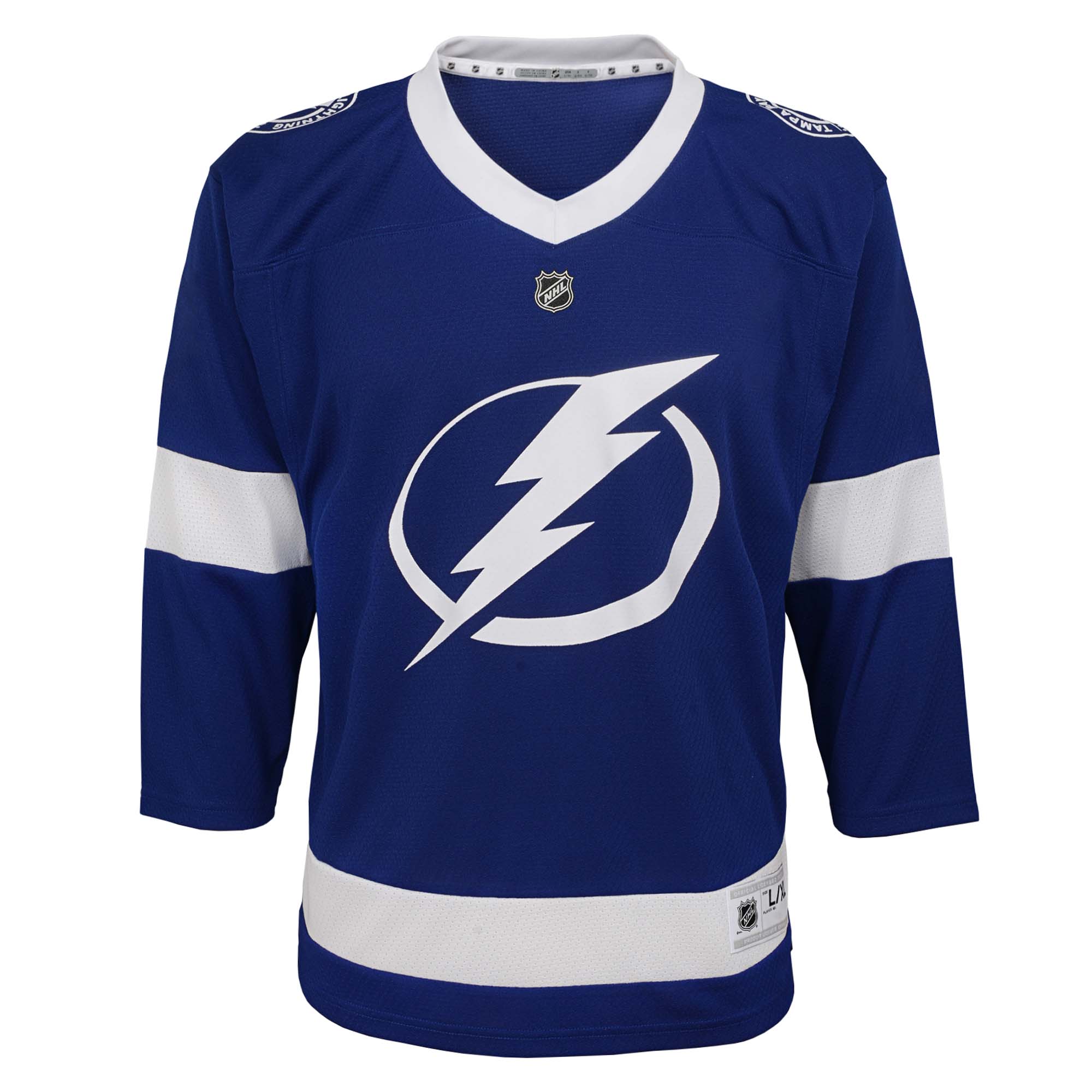 Tampa Bay Lightning Toddler Home Replica Jersey – Blue Clowdercats