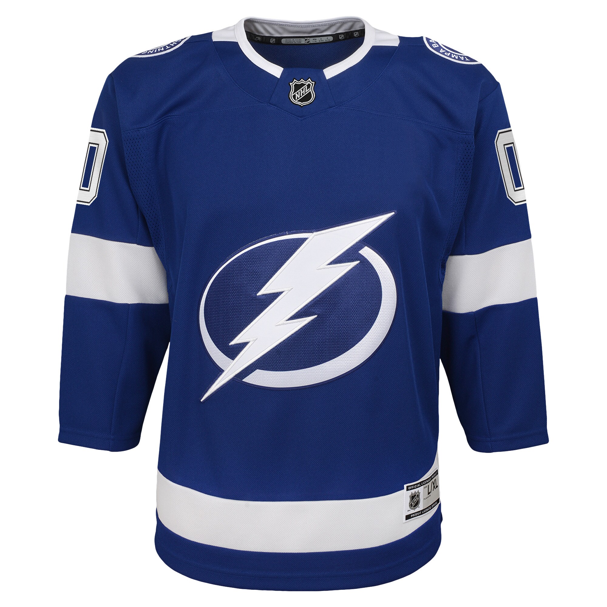 Tampa Bay Lightning Youth Home Custom Premier Jersey – Blue Clowdercats