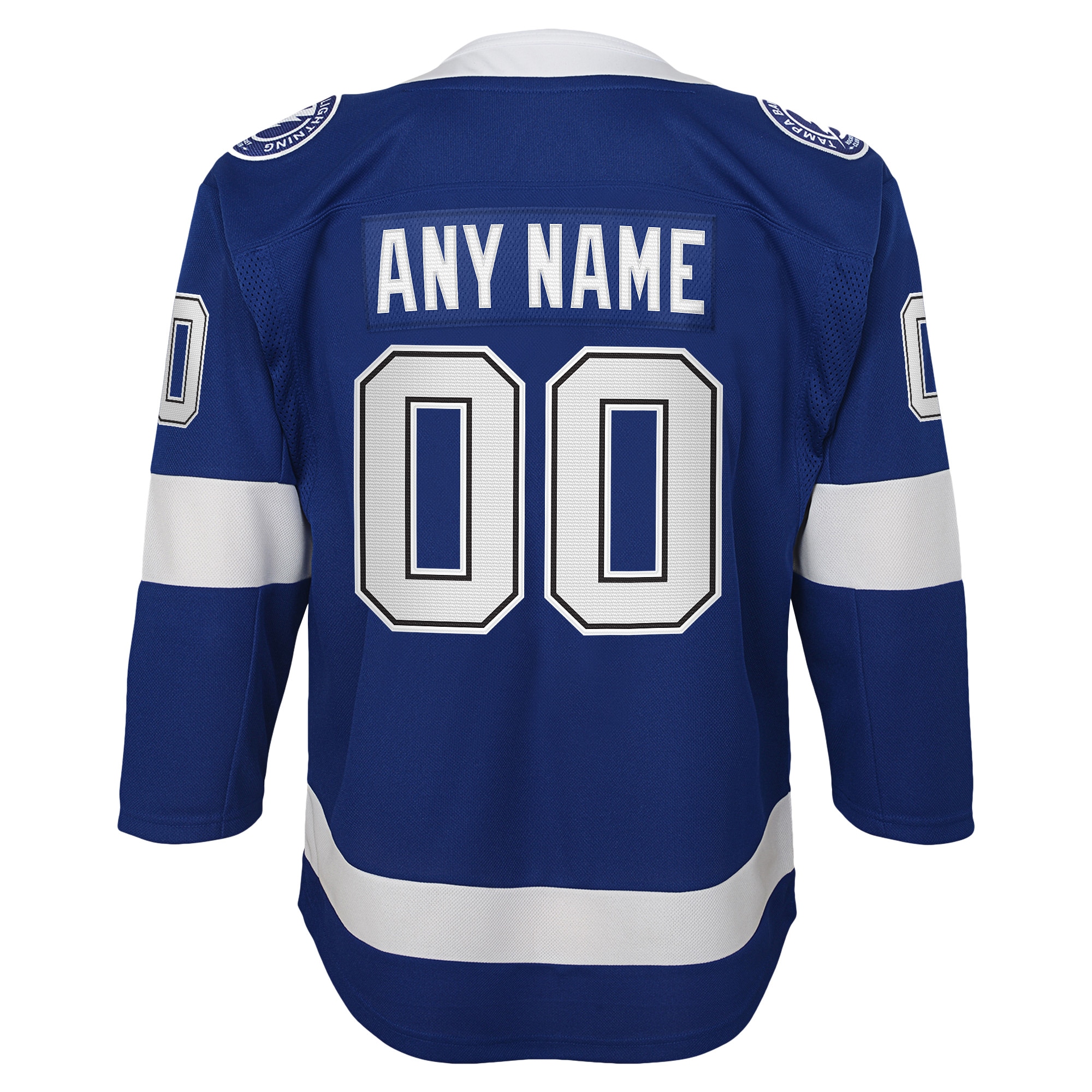 Tampa Bay Lightning Youth Home Custom Premier Jersey – Blue Clowdercats