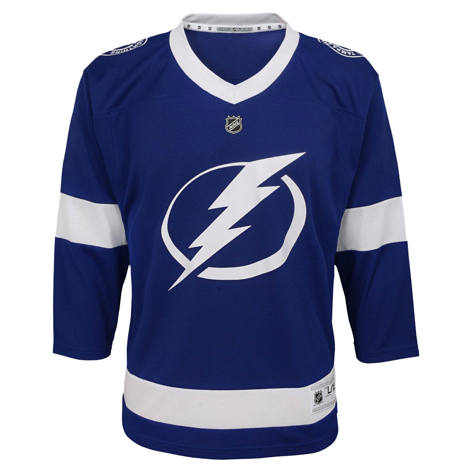 Tampa Bay Lightning Youth Replica Jersey – Blue Clowdercats