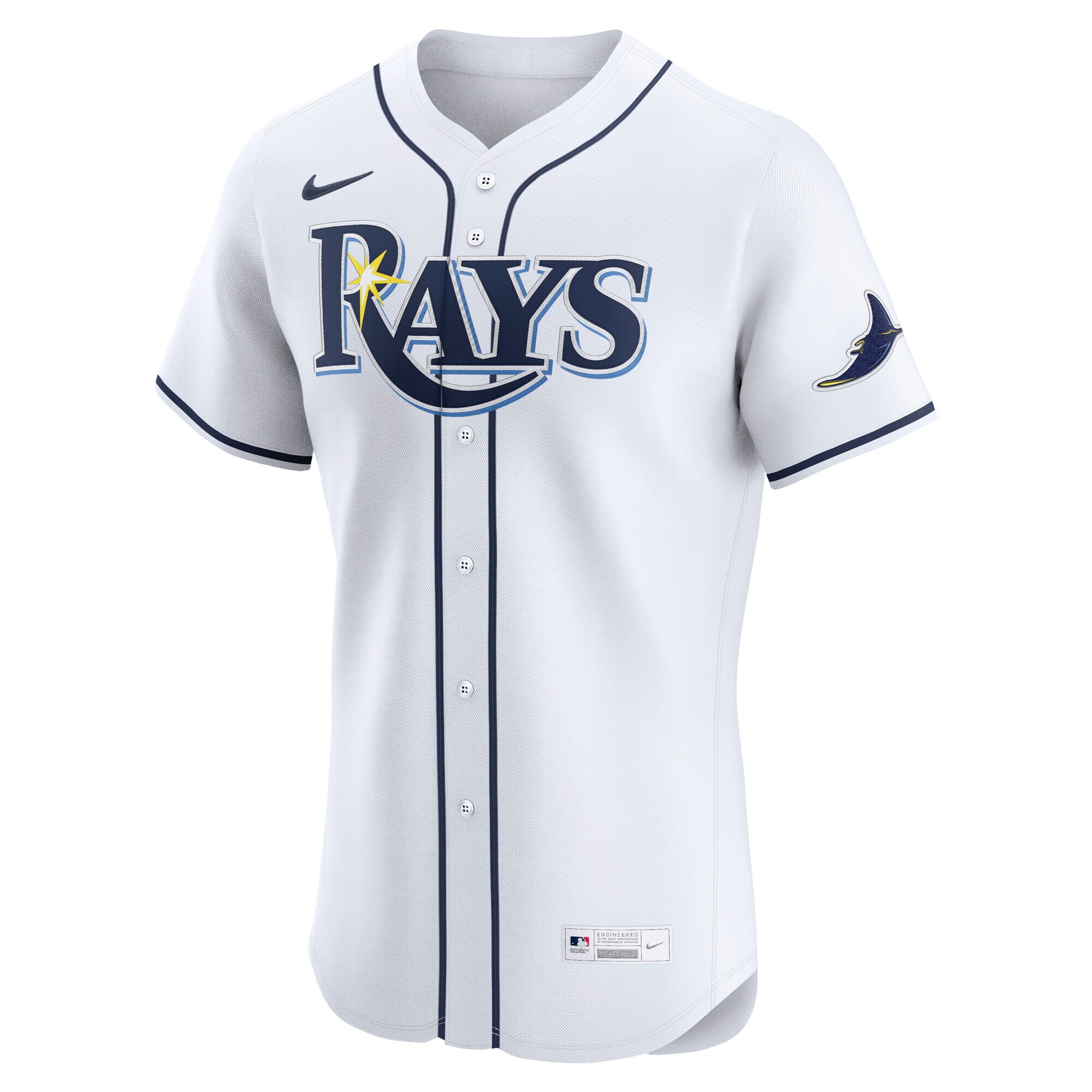 Tampa Bay Rays Nike Home Elite Jersey – White