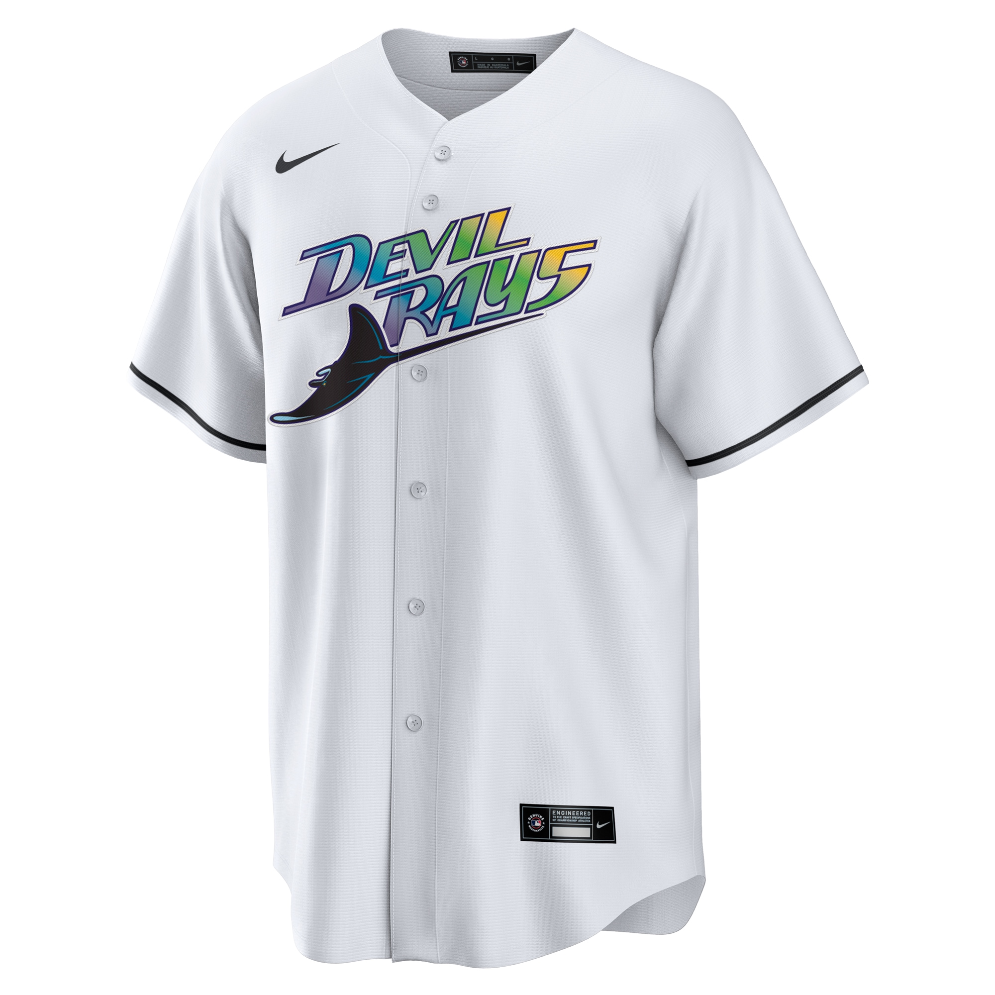 Tampa Bay Rays Nike Home Replica Team Jersey – White