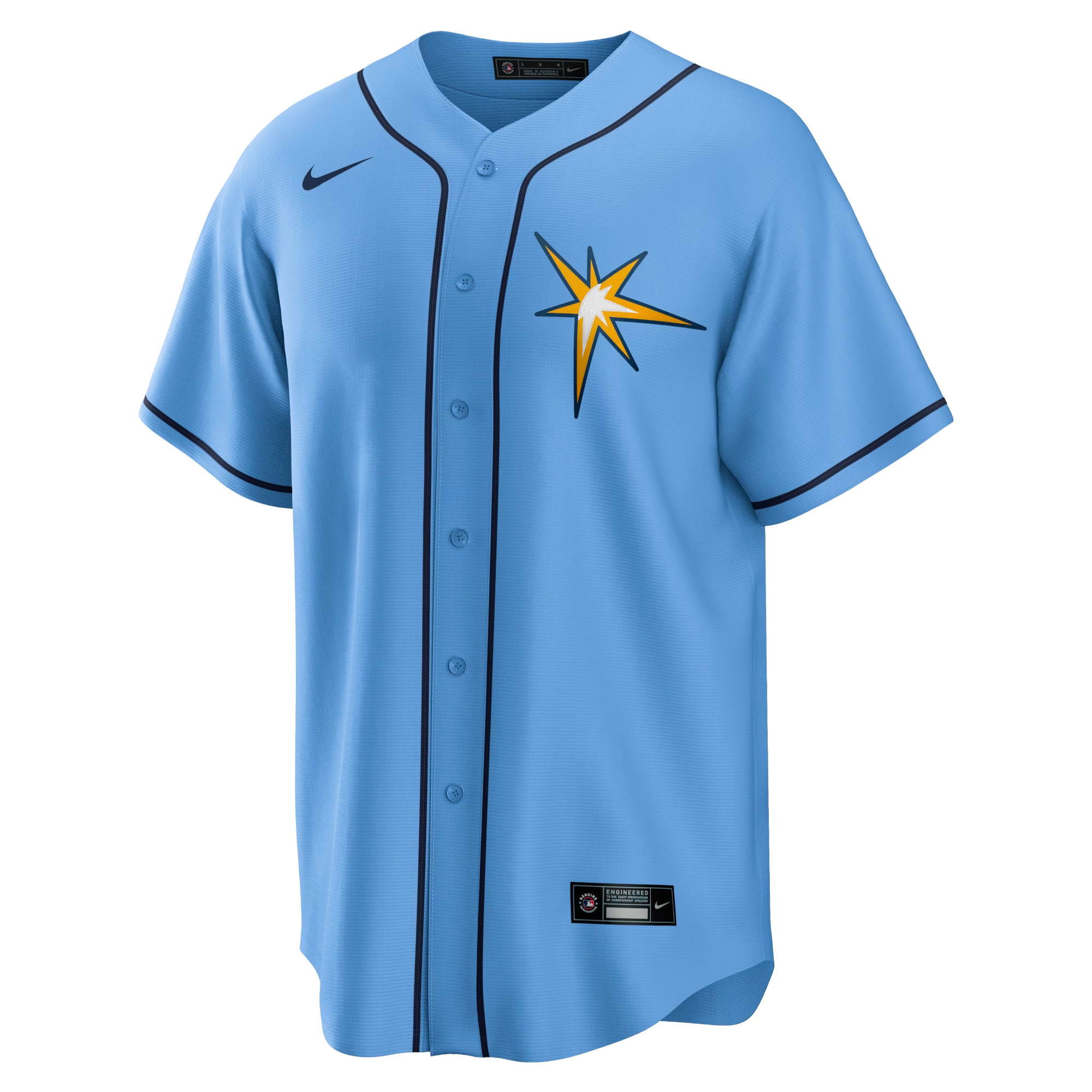 Tampa Bay Rays Nike Spring Training Replica Team Jersey – Light Blue