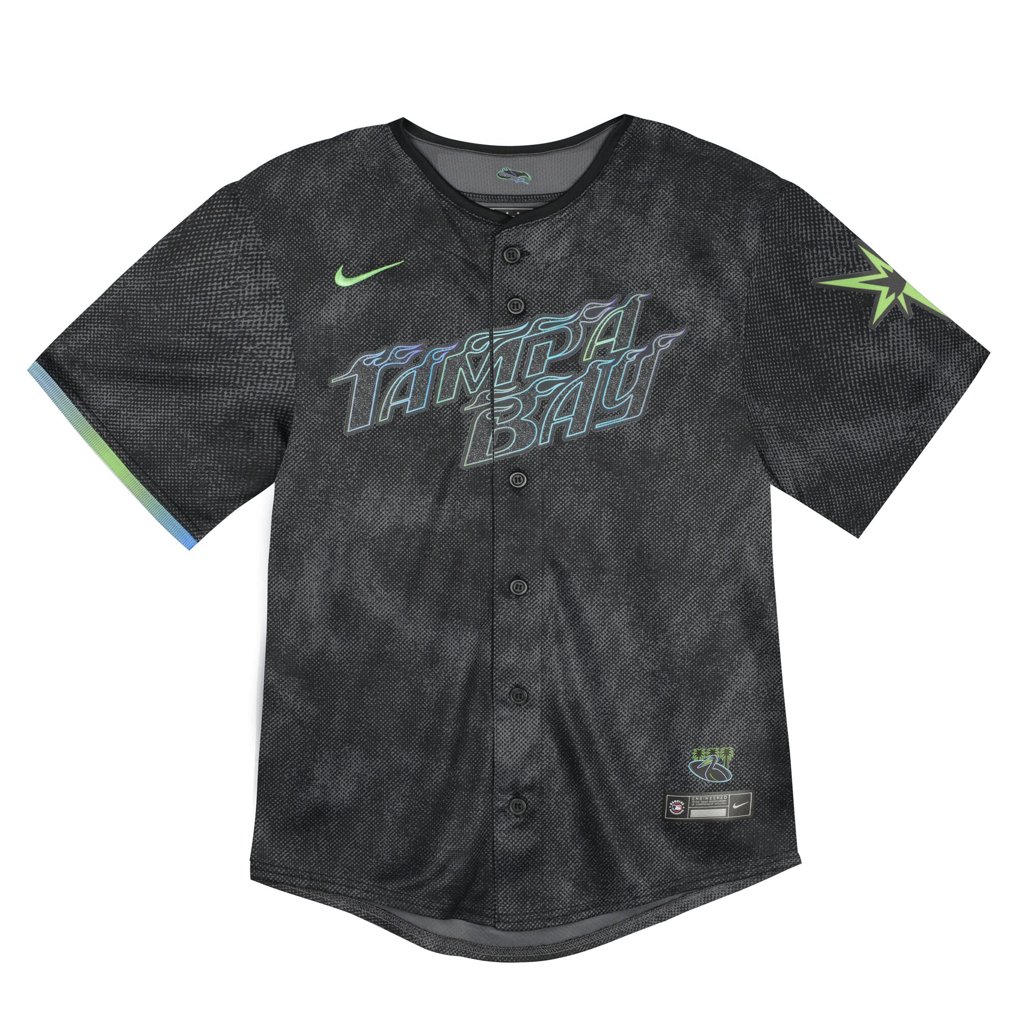 Tampa Bay Rays Nike Toddler City Connect Team Limited Jersey – Black