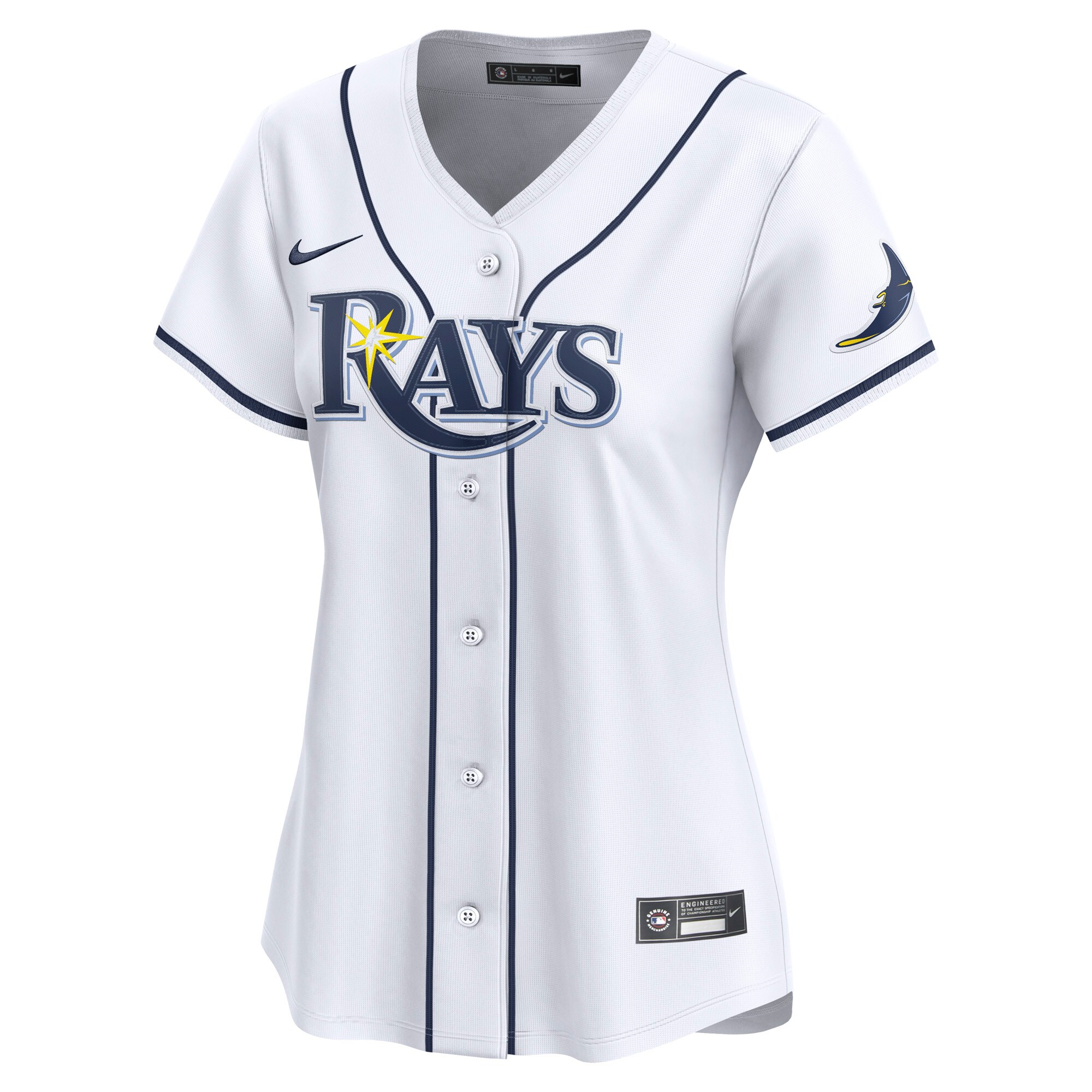Tampa Bay Rays Nike Women’s Home Limited Custom Jersey – White