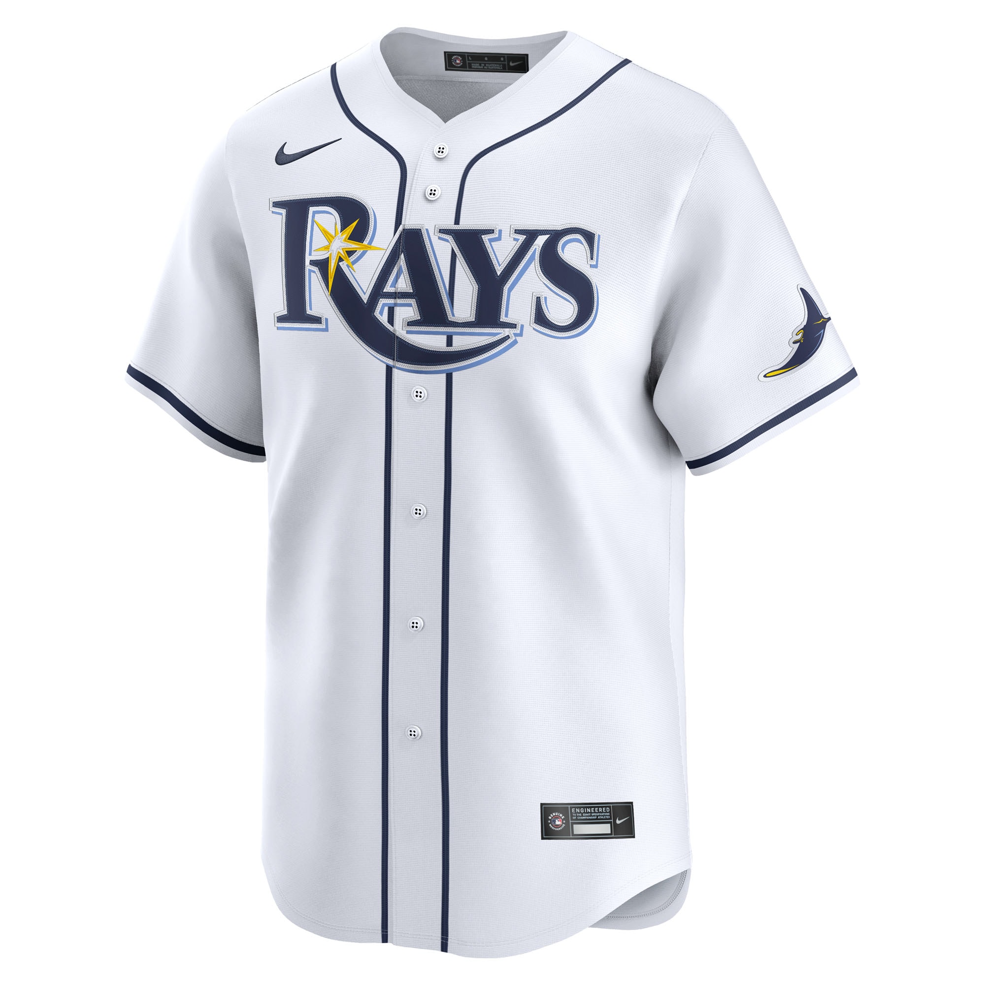 Tampa Bay Rays Nike Youth Home Limited Custom Jersey – White