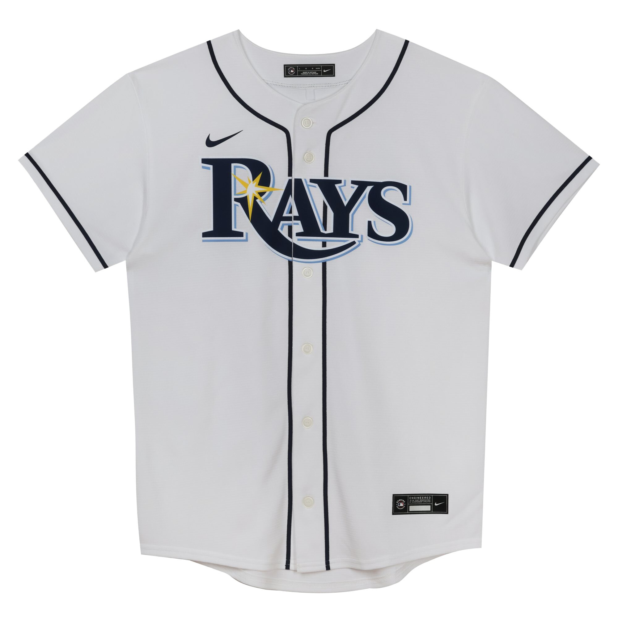 Tampa Bay Rays Preschool Home Replica Jersey – White
