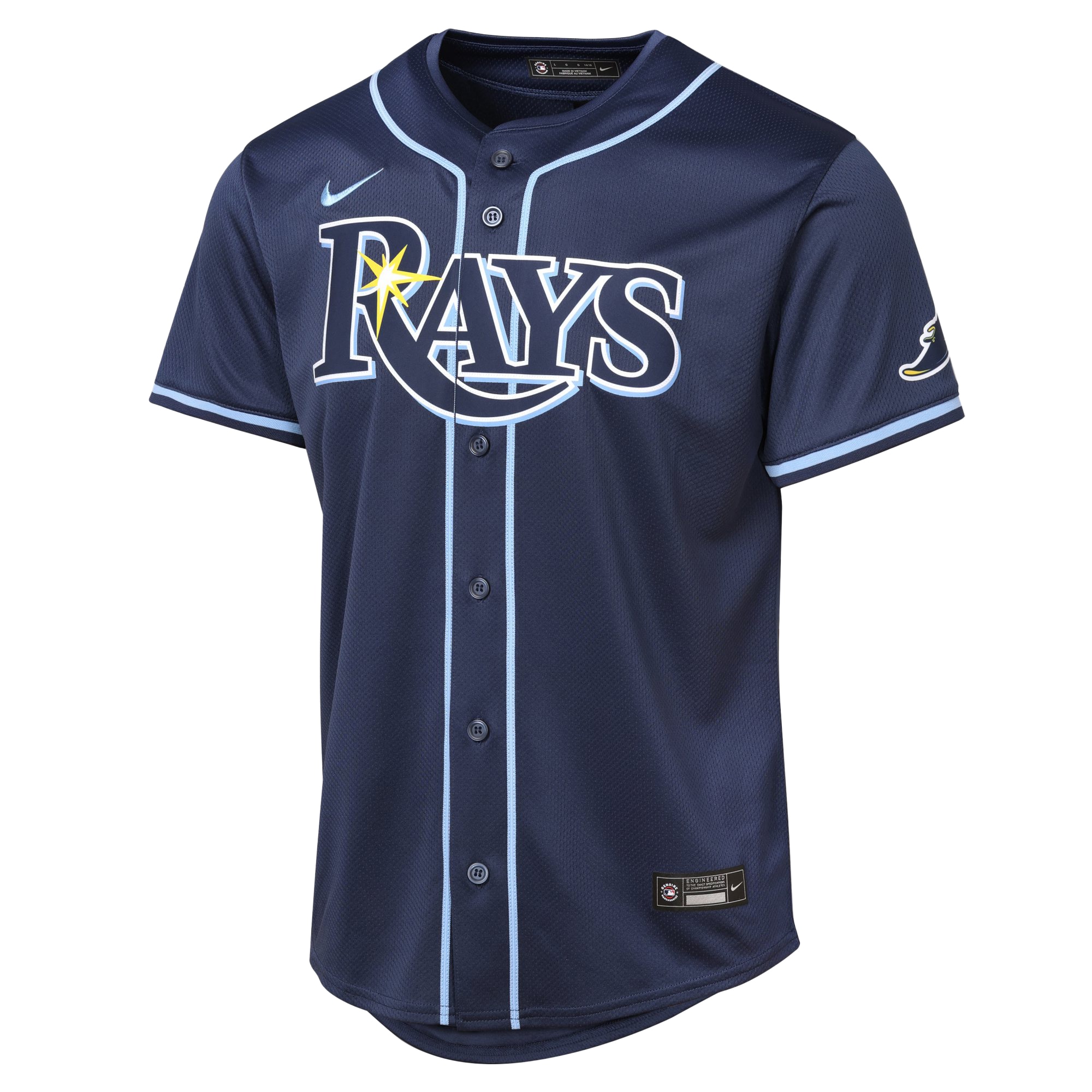 Tampa Bay Rays Youth Road Limited Jersey – Navy