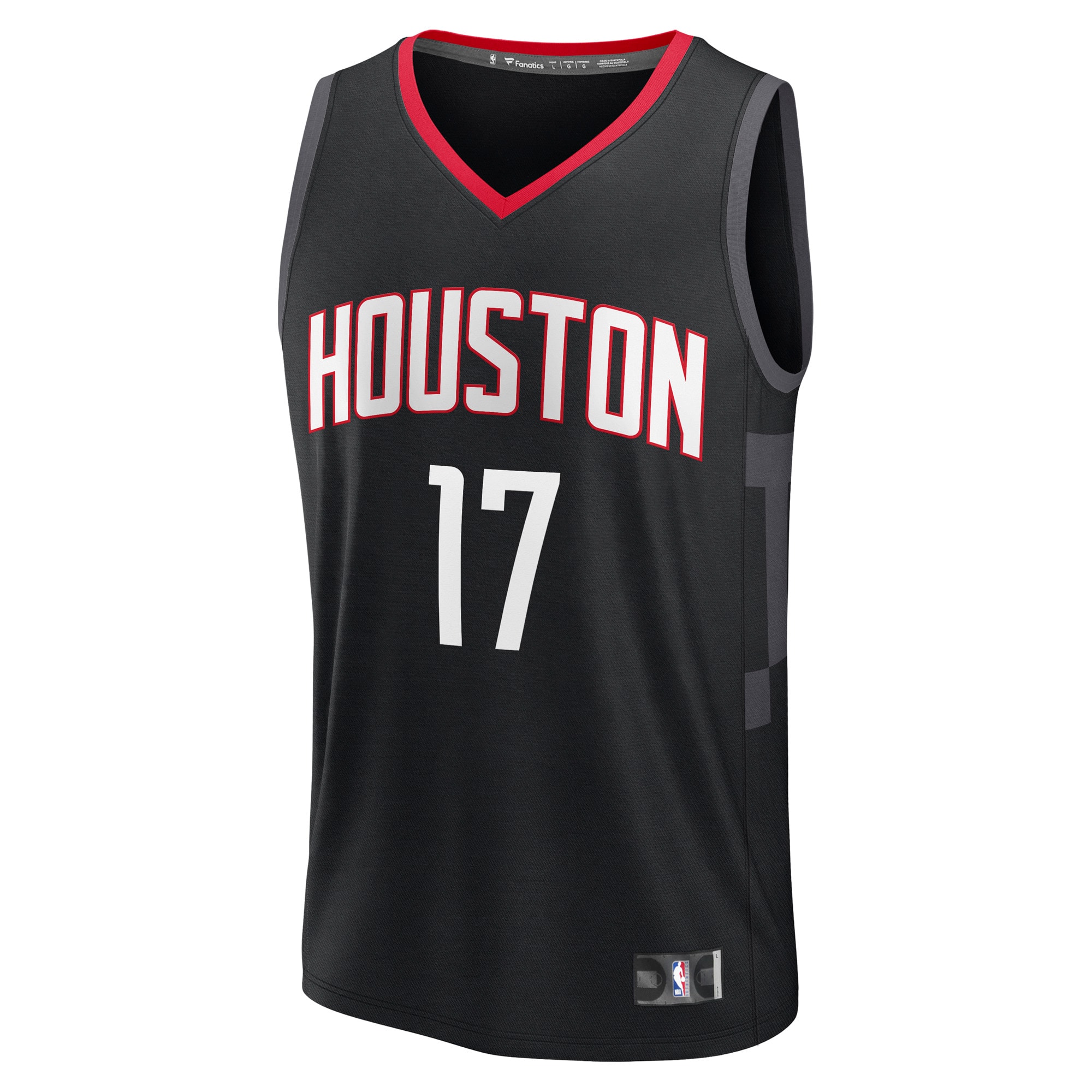 Tari Eason Houston Rockets Fanatics Fast Break Replica Player Jersey – Statement Edition – Black Clowdercats